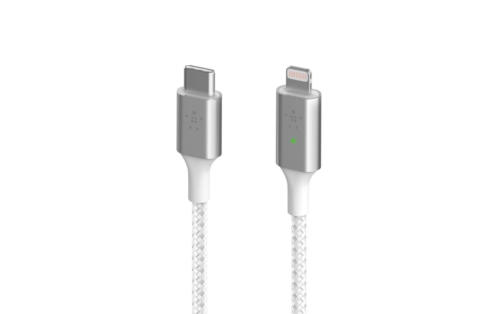 Belkin USB-C auf Lightning Kabel, 1,2 m, Weiss