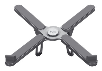Trust Laptop- & Tablet-Ständer – für Notebooks bis 17,3", Aluminium, Grau