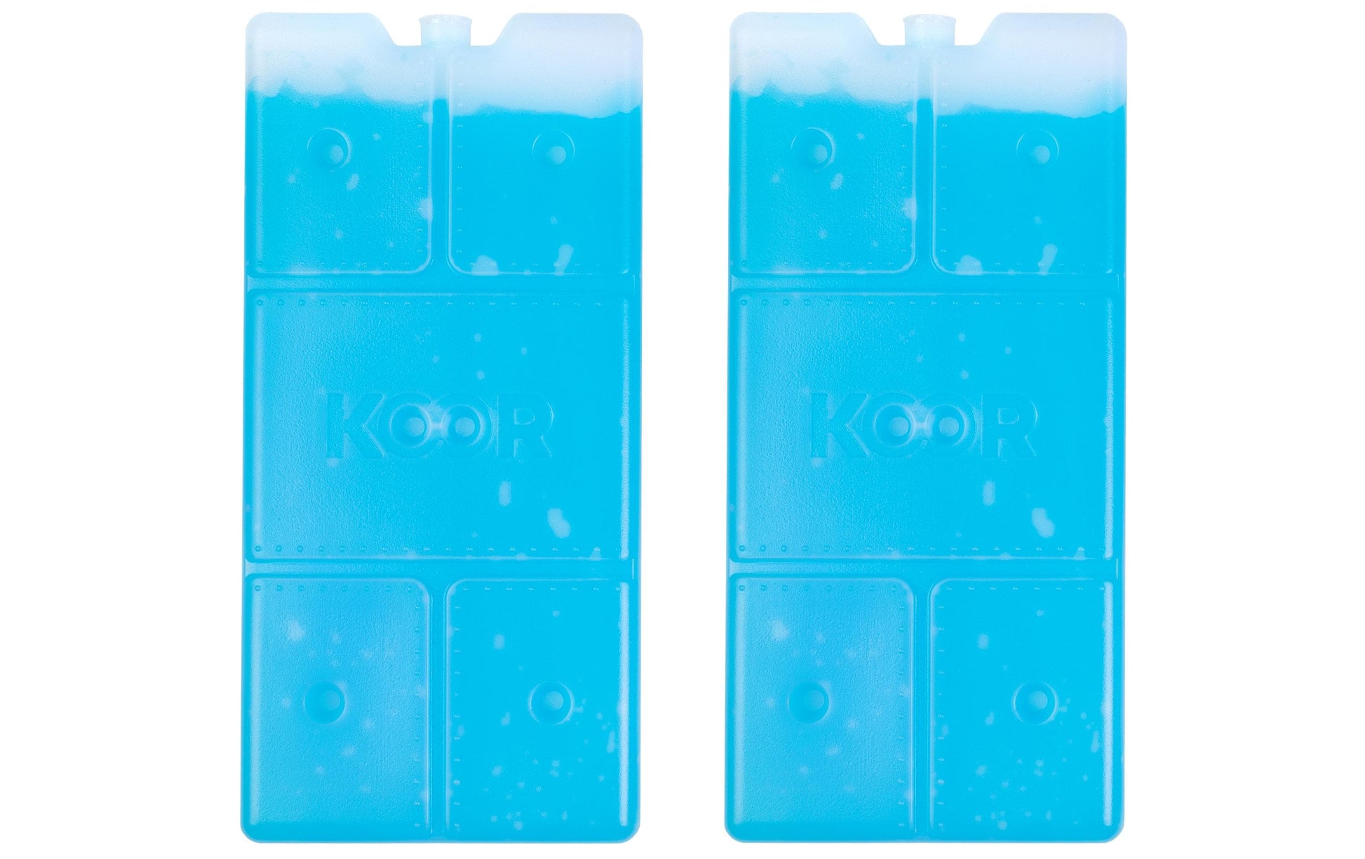 KOOR Kühlelement 12 × 2 × 25 cm, 2 Stk., blau