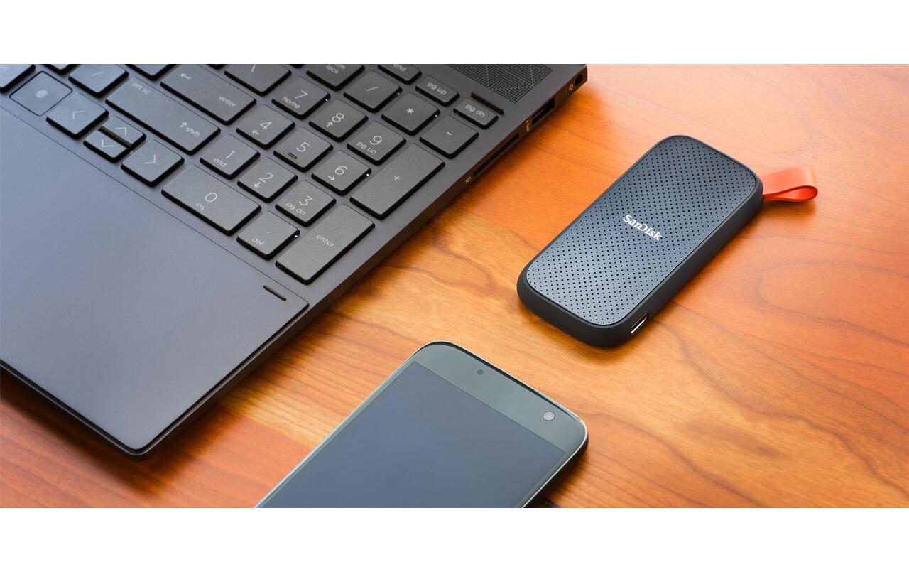 SanDisk Tragbare SSD – 1 TB, 2,5"; bis zu 800 MB/s