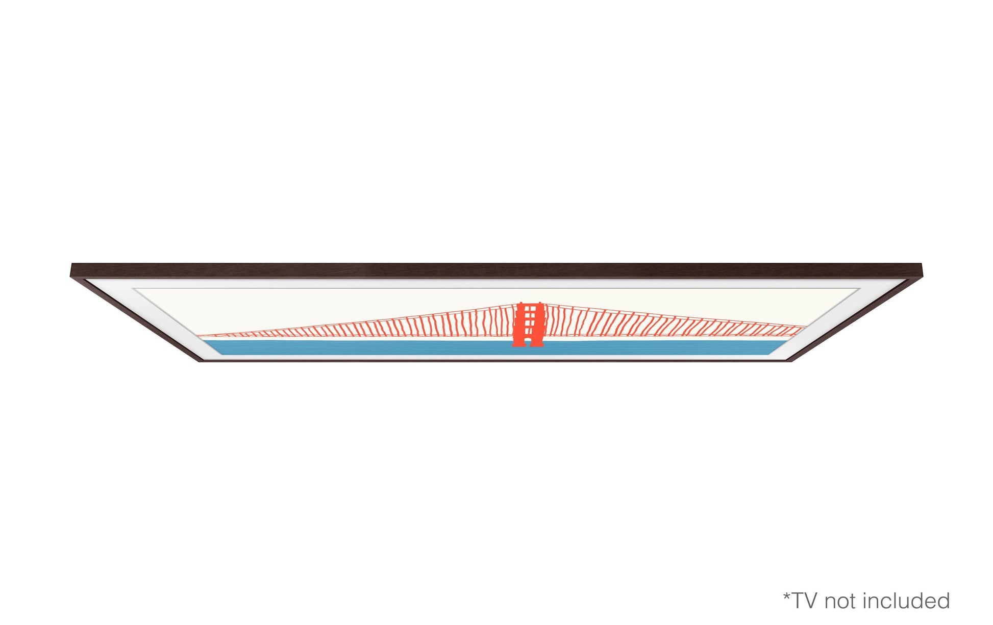 Samsung VG-SCFA50BWBXC Rahmen – 50" – für The Frame 6.0 (2022) (LS03B) – Braun