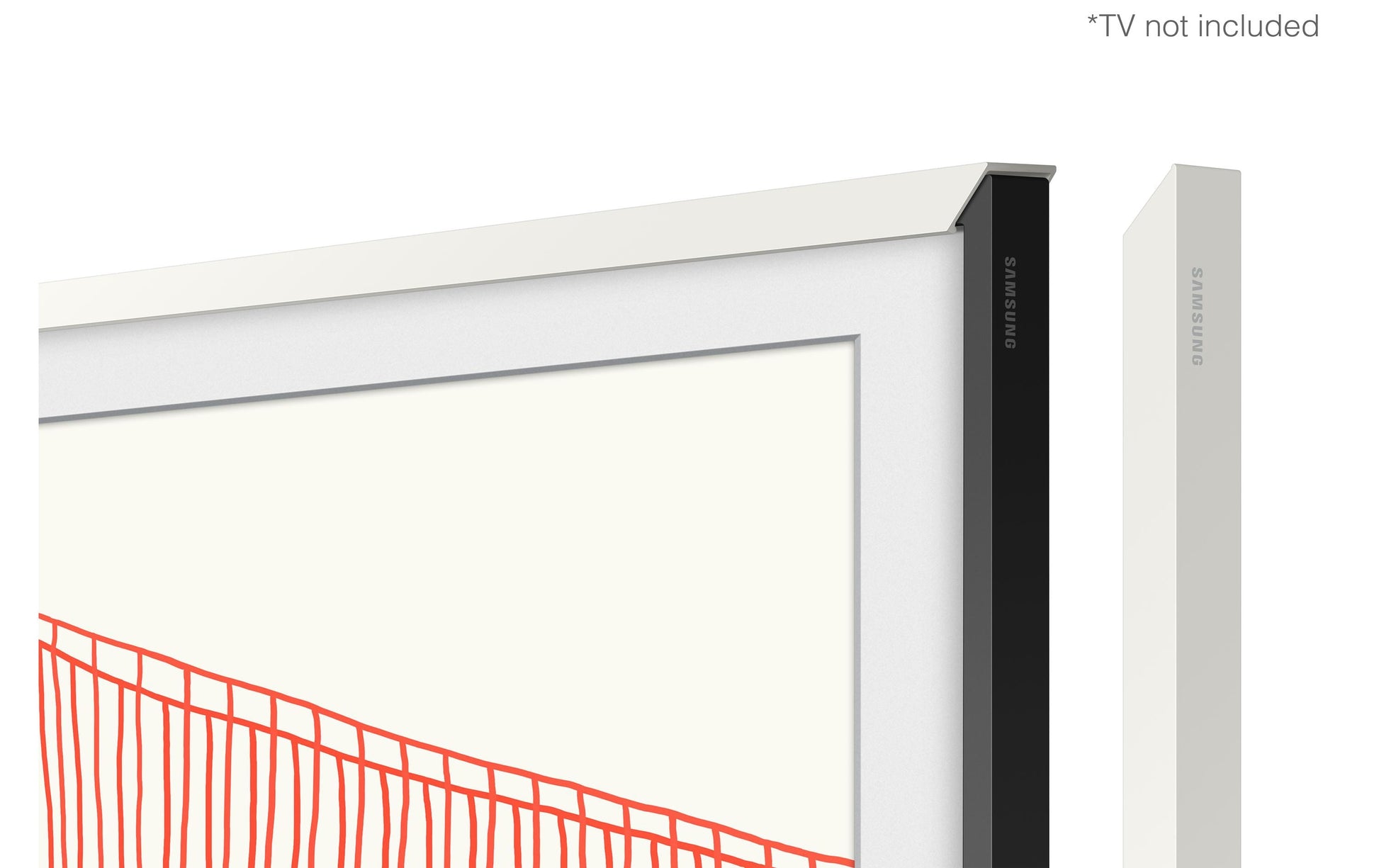 Samsung VG-SCFA43WTBXC Rahmen – für The Frame 5.0 (2021) (LS03A), 43" Fernseher – Weiss