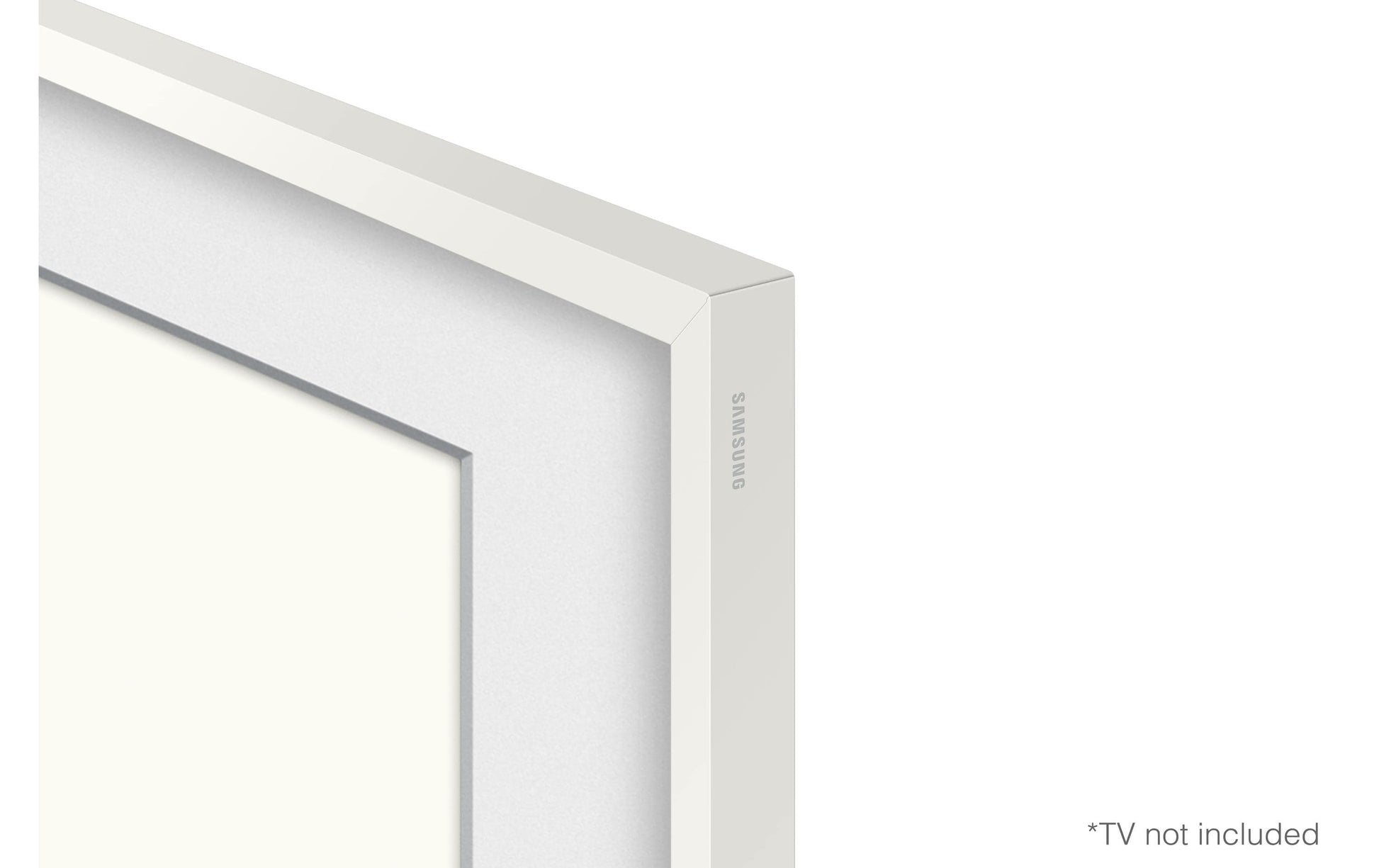 Samsung VG-SCFA50WTBXC Rahmen – Kunststoff – für The Frame LS03A (2021) und LS03B (2022–23) 50" – Weiss