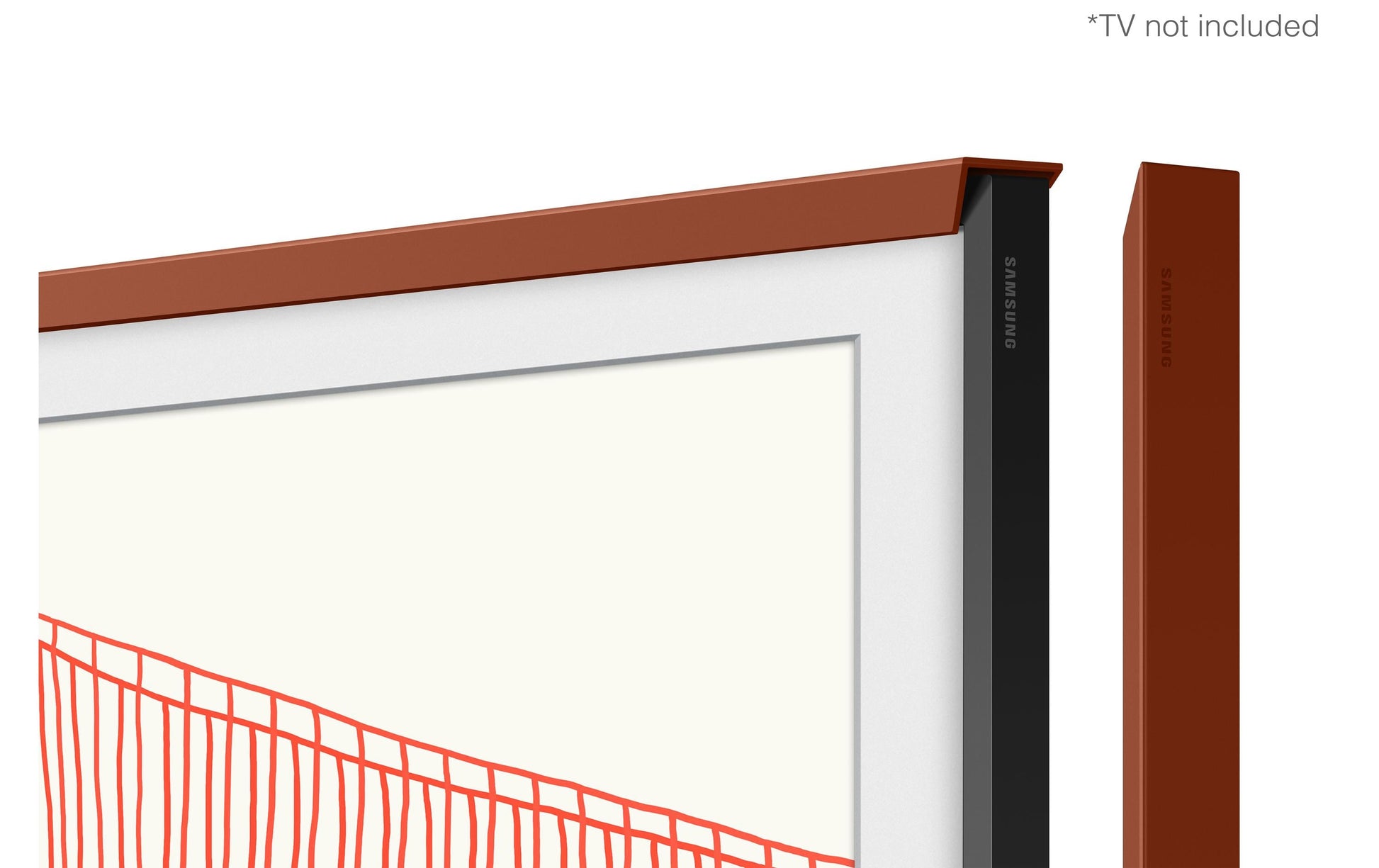 Samsung VG-SCFA55TRCXC Rahmen – für The Frame 5.0 (2021) (LS03A) – Terracotta