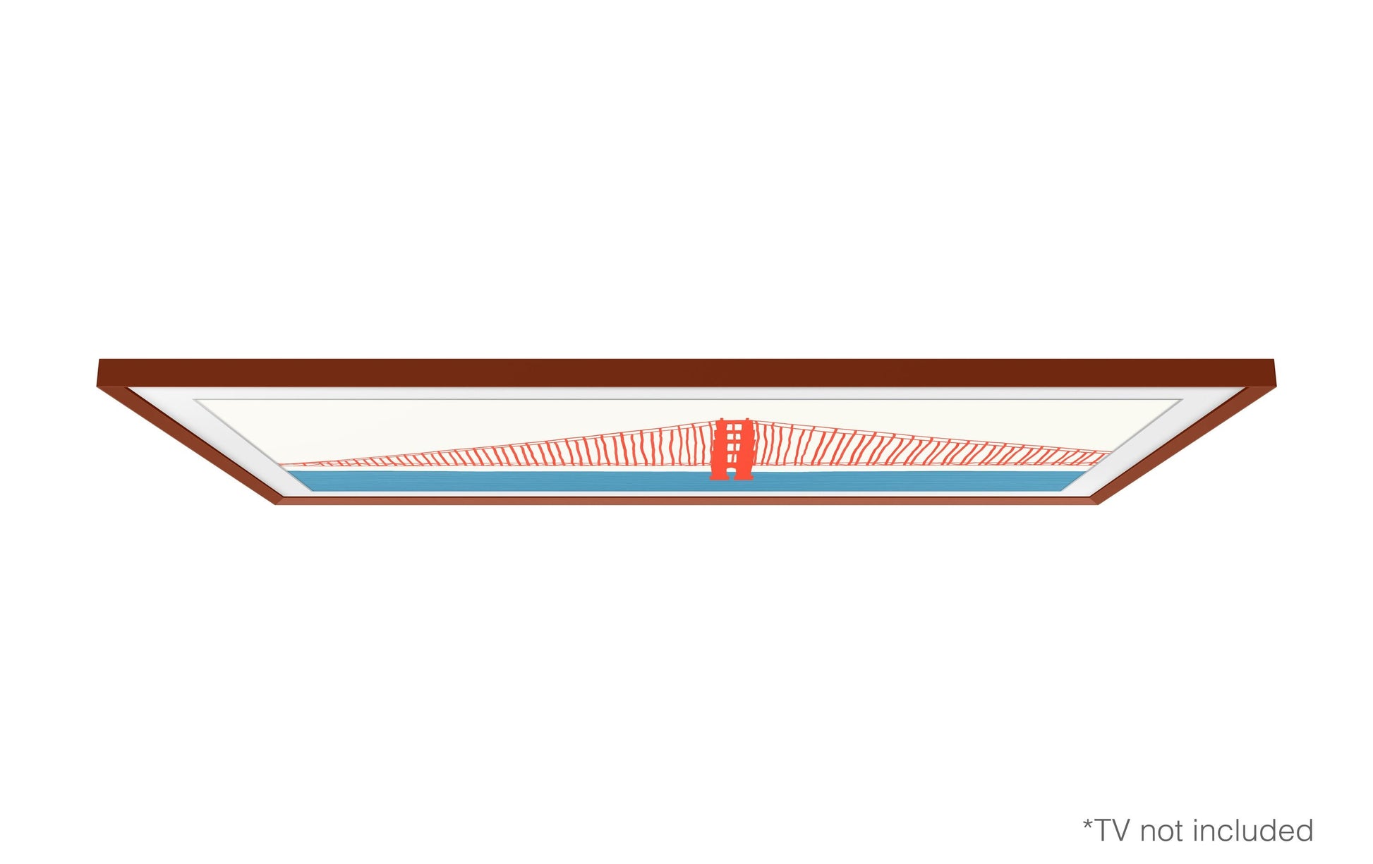 Samsung VG-SCFA55TRCXC Rahmen – für The Frame 5.0 (2021) (LS03A) – Terracotta