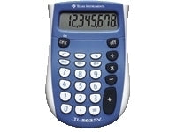 Texas Instruments Taschenrechner TI-503 SV – 8-stellig – Batteriebetrieben – Blau/Weiss