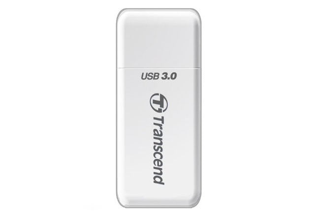 Transcend SD-/microSD-Kartenleser – USB 3.0, Weiss – für SD- und microSD-Karten