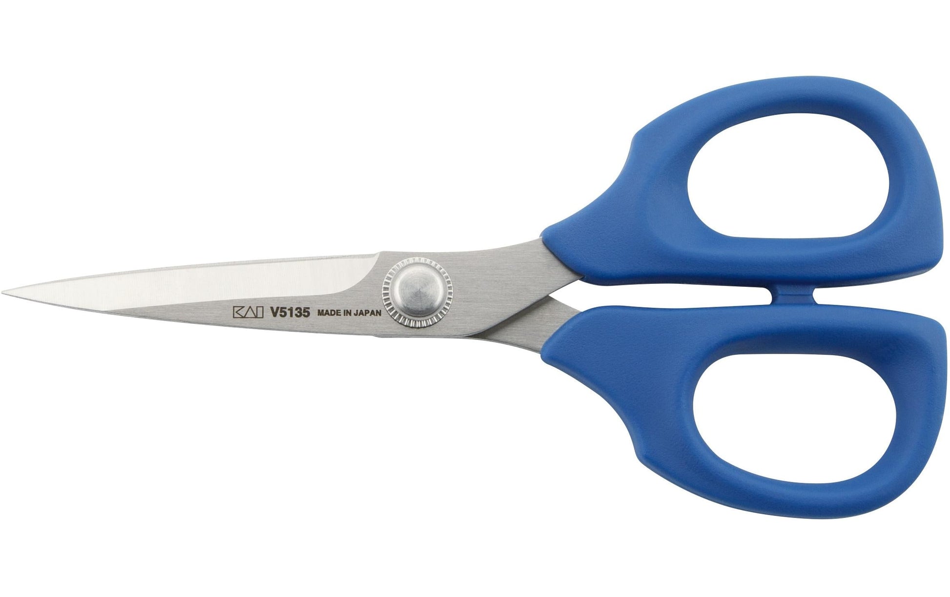 Kai Schere 13,5 cm, für Rechts- und Linkshänder – Edelstahl, Blau