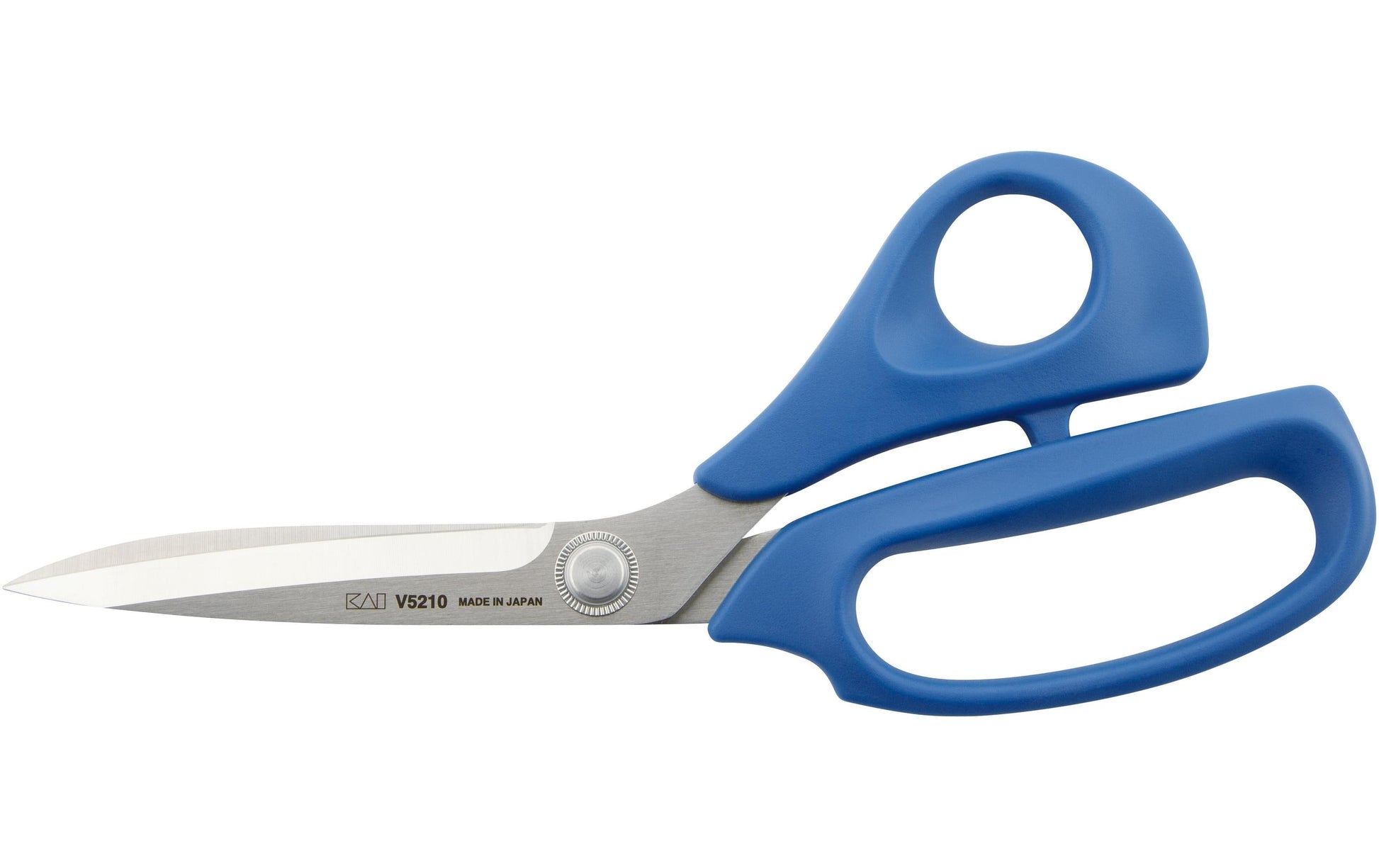 Kai Stoffschere 21,0 cm, für Rechts- und Linkshänder – Edelstahl – Blau