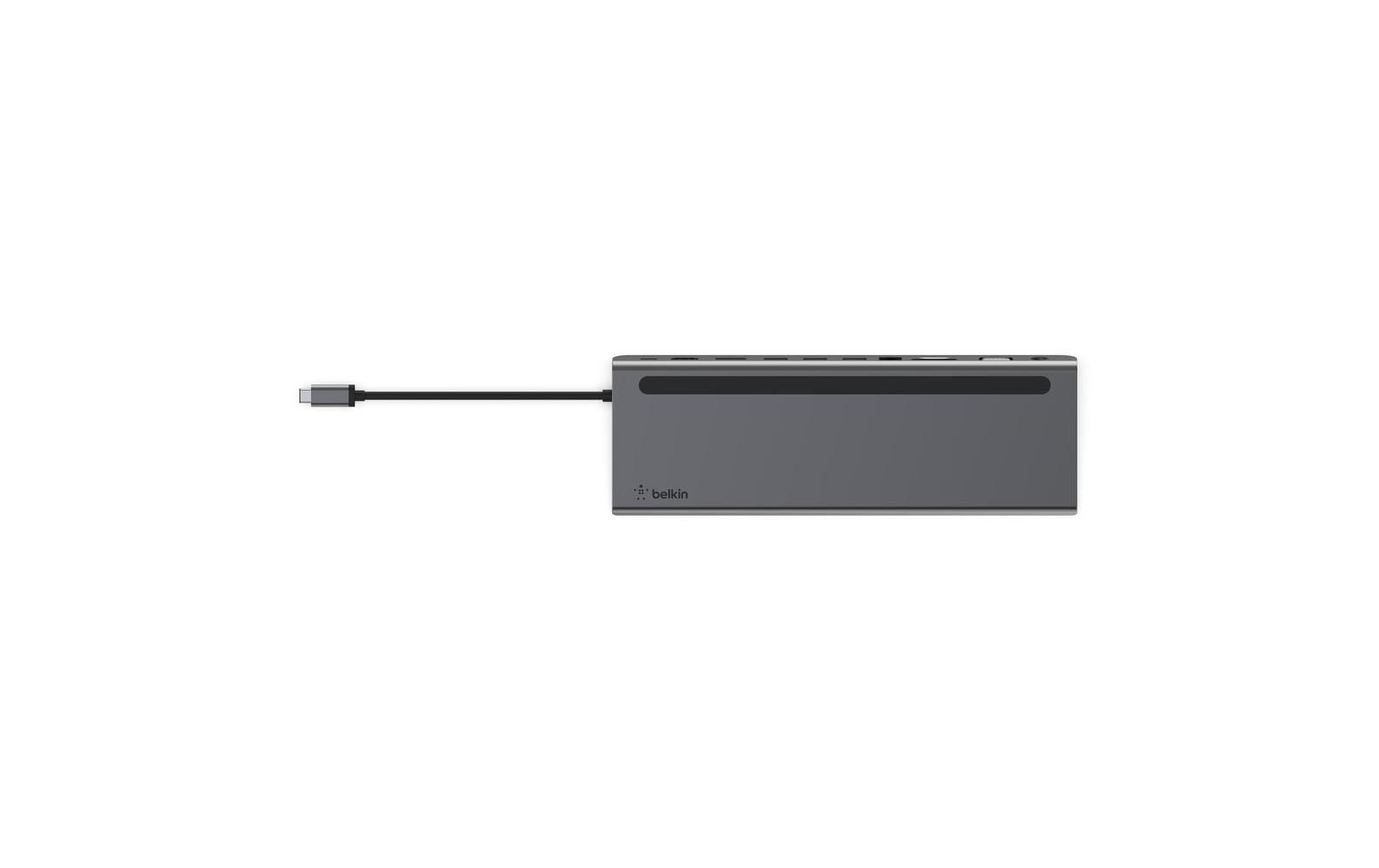 Belkin INC004BTSGY Multiport-Adapter – USB-C, DP/HDMI/VGA, 3× USB-A, USB-C, 100 W PD, GbE, für Windows/Mac