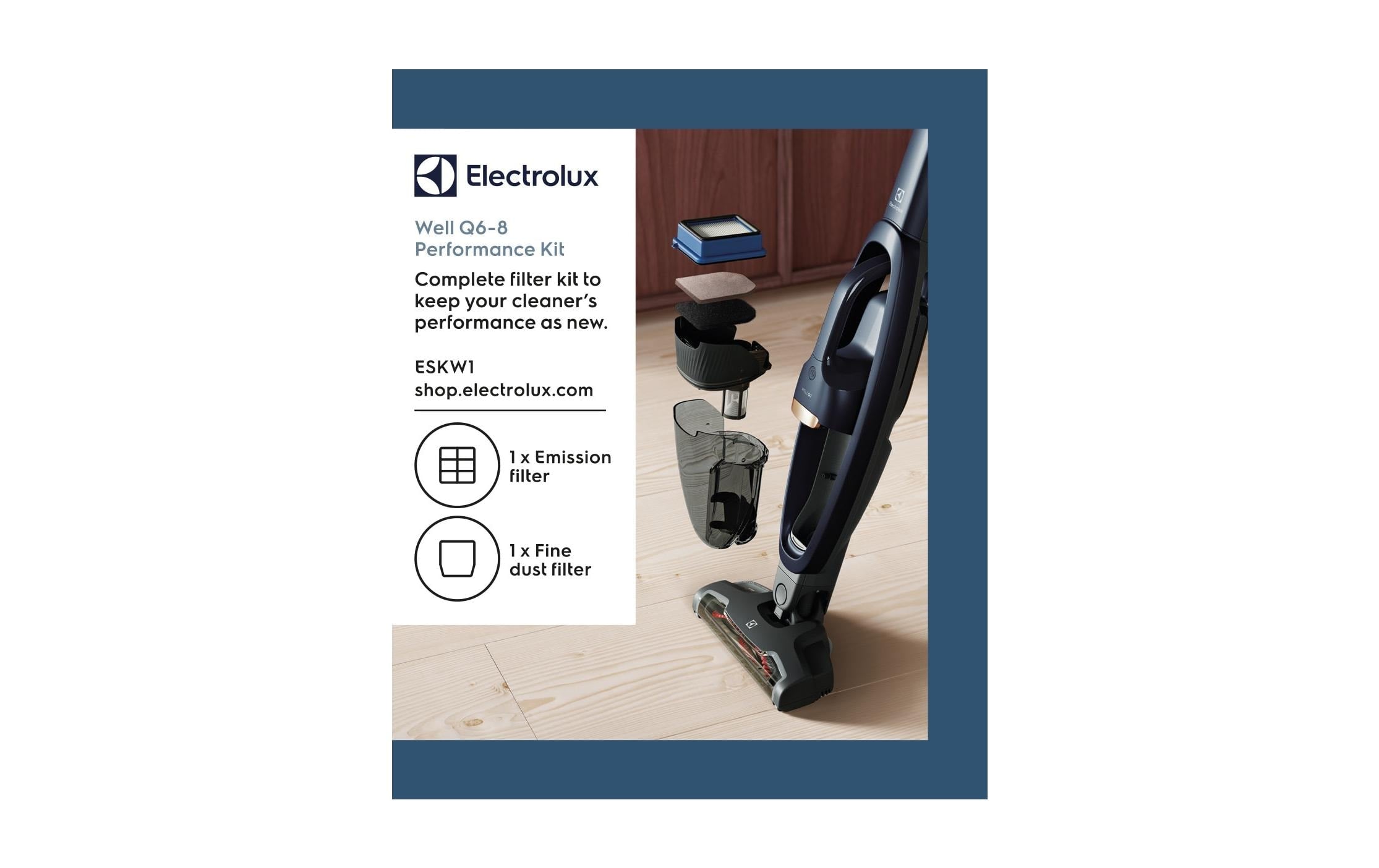Electrolux Filter Performance Kit ESKW1 – 2 Stück, für Electrolux Well Q