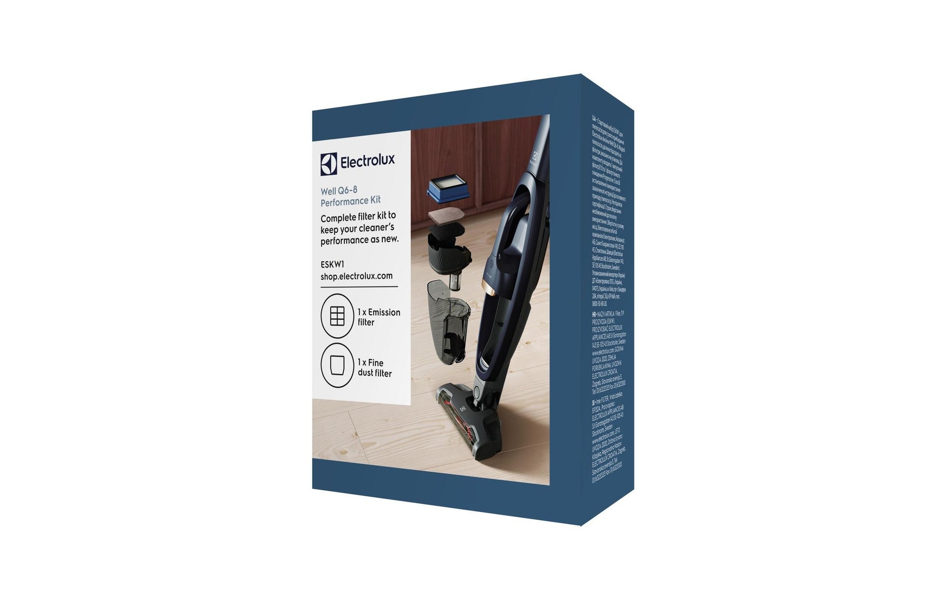 Electrolux Filter Performance Kit ESKW1 – 2 Stück, für Electrolux Well Q