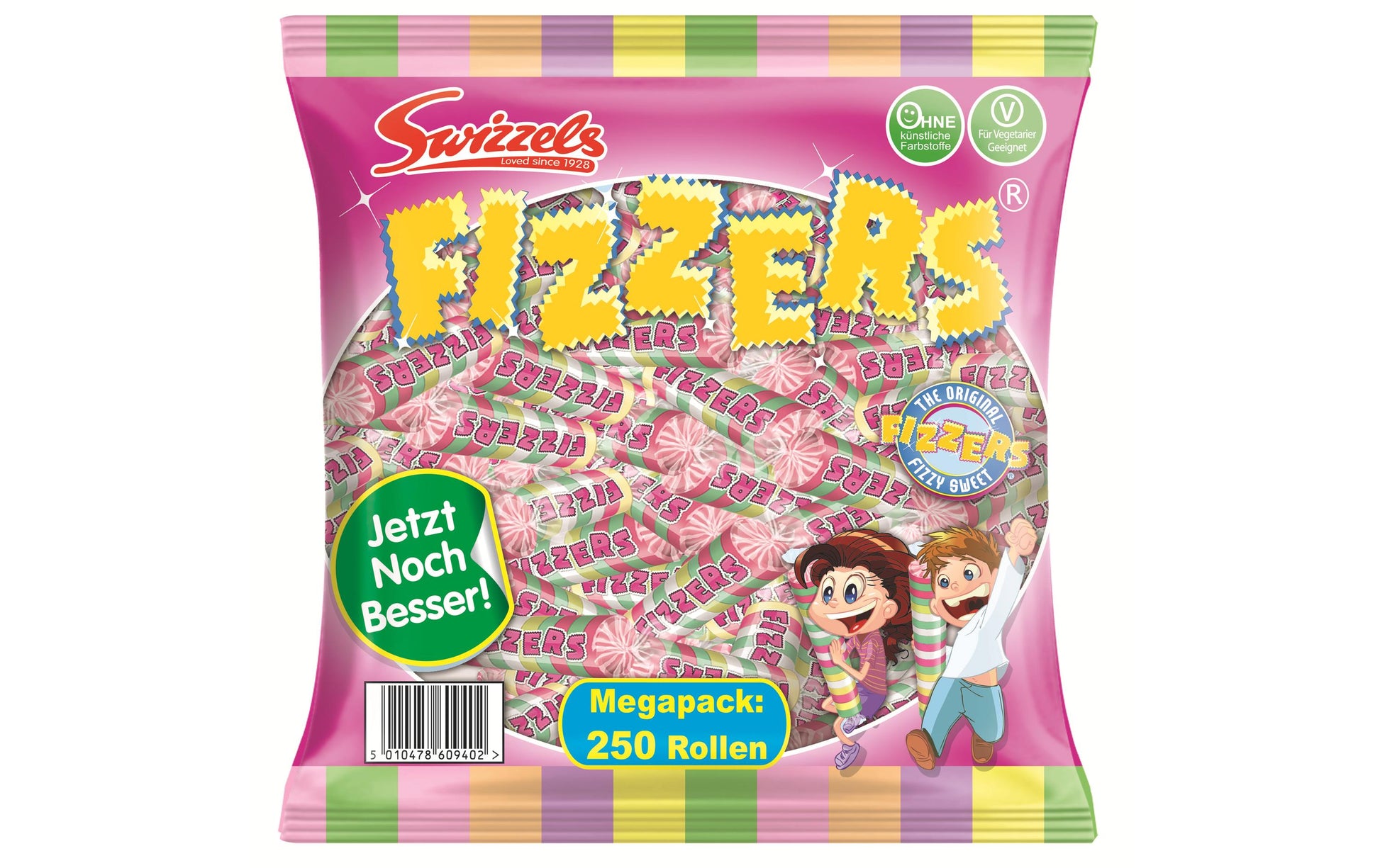 Swizzels Fizzers Lutschbonbons – 740 g