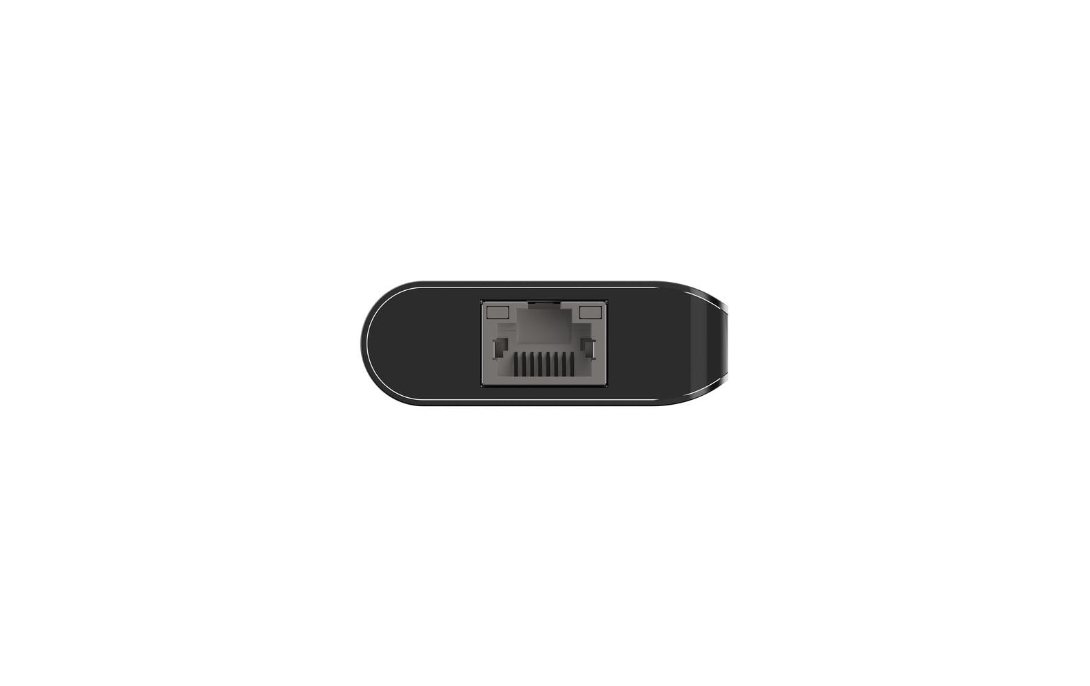 Belkin AVC008BTSGY Multiport-Adapter – USB-C, 1× HDMI, 2× USB-A, 100 W PD, GbE, SD