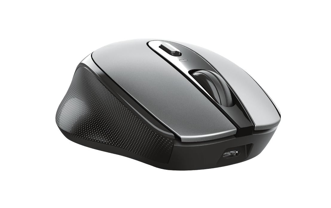 Trust Zaya – Maus – Kabellos (2,4 GHz), 1600 DPI, beidhändig, Schwarz