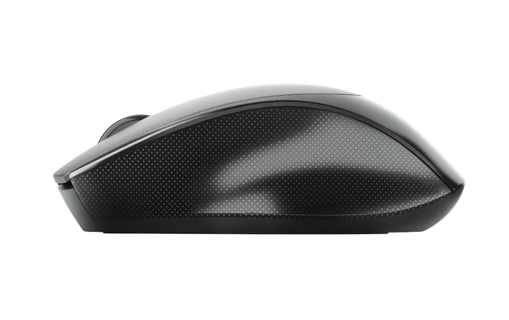 Trust Zaya – Maus – Kabellos (2,4 GHz), 1600 DPI, beidhändig, Schwarz