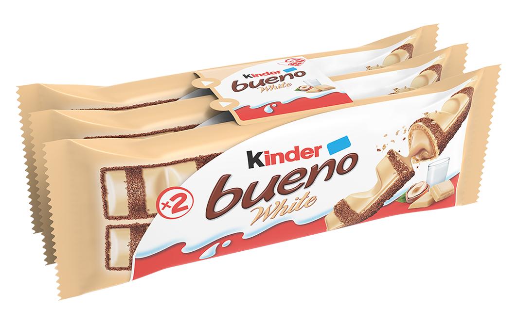 Ferrero Kinder Bueno Waffelgebäck – Weisse Schokolade – 3 × 39 g