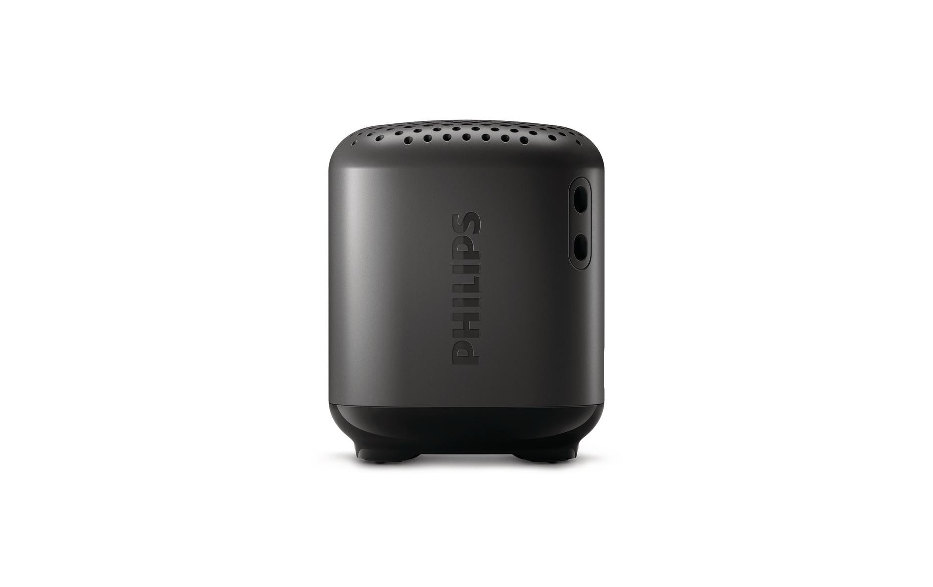 Philips TAS1505B/00 – Bluetooth-Lautsprecher – IPX7, 8 h Akku, 2,5 W, Bluetooth 5.0, Schwarz