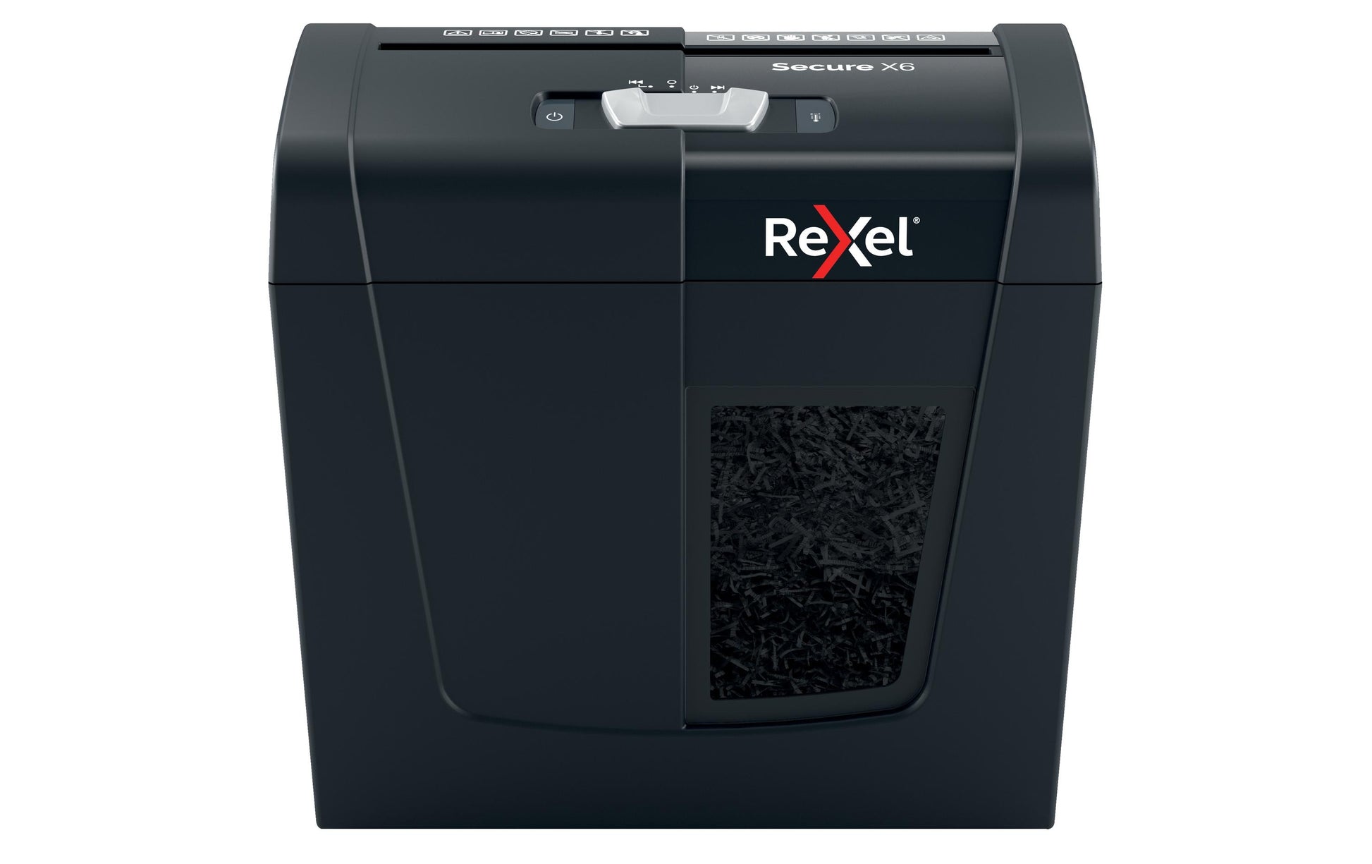 Rexel Secure X6 – Aktenvernichter, DIN P-4, Partikelschnitt 4 × 40 mm, 6 Blatt, 10 l, A4