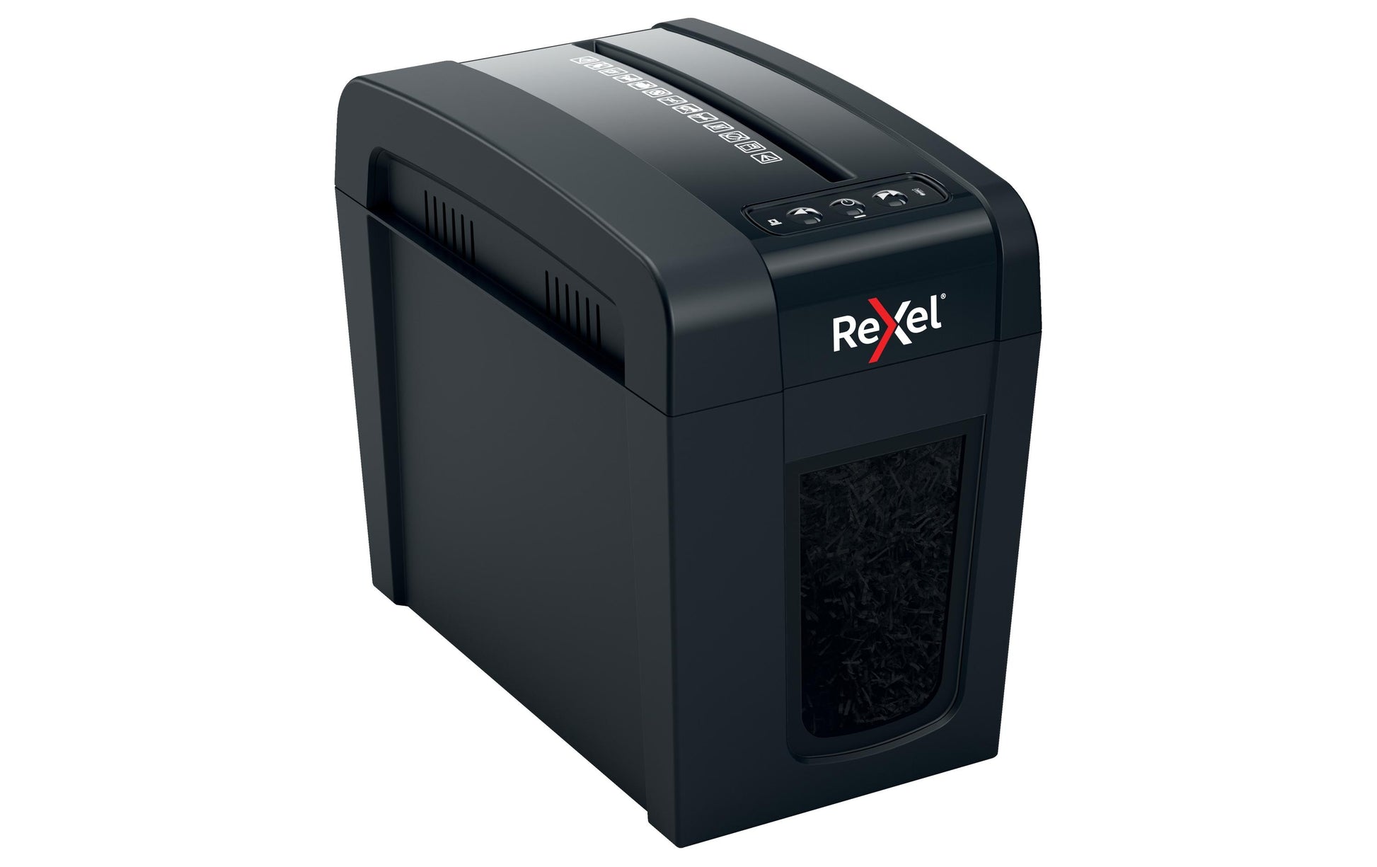 Rexel Secure X6-SL Slimline – Aktenvernichter, DIN P-4, Partikelschnitt 4 × 40 mm, 6 Blatt, 10 l, A4