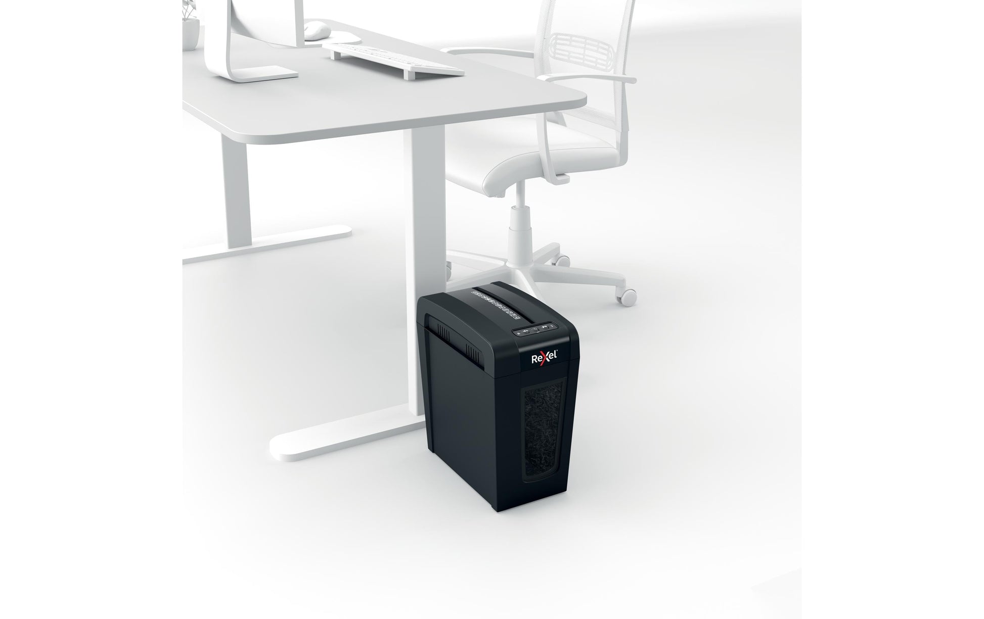 Rexel Secure X10-SL Slimline – Aktenvernichter, DIN P-4, Partikelschnitt 4 × 40 mm, 10 Blatt, 18 l, A4