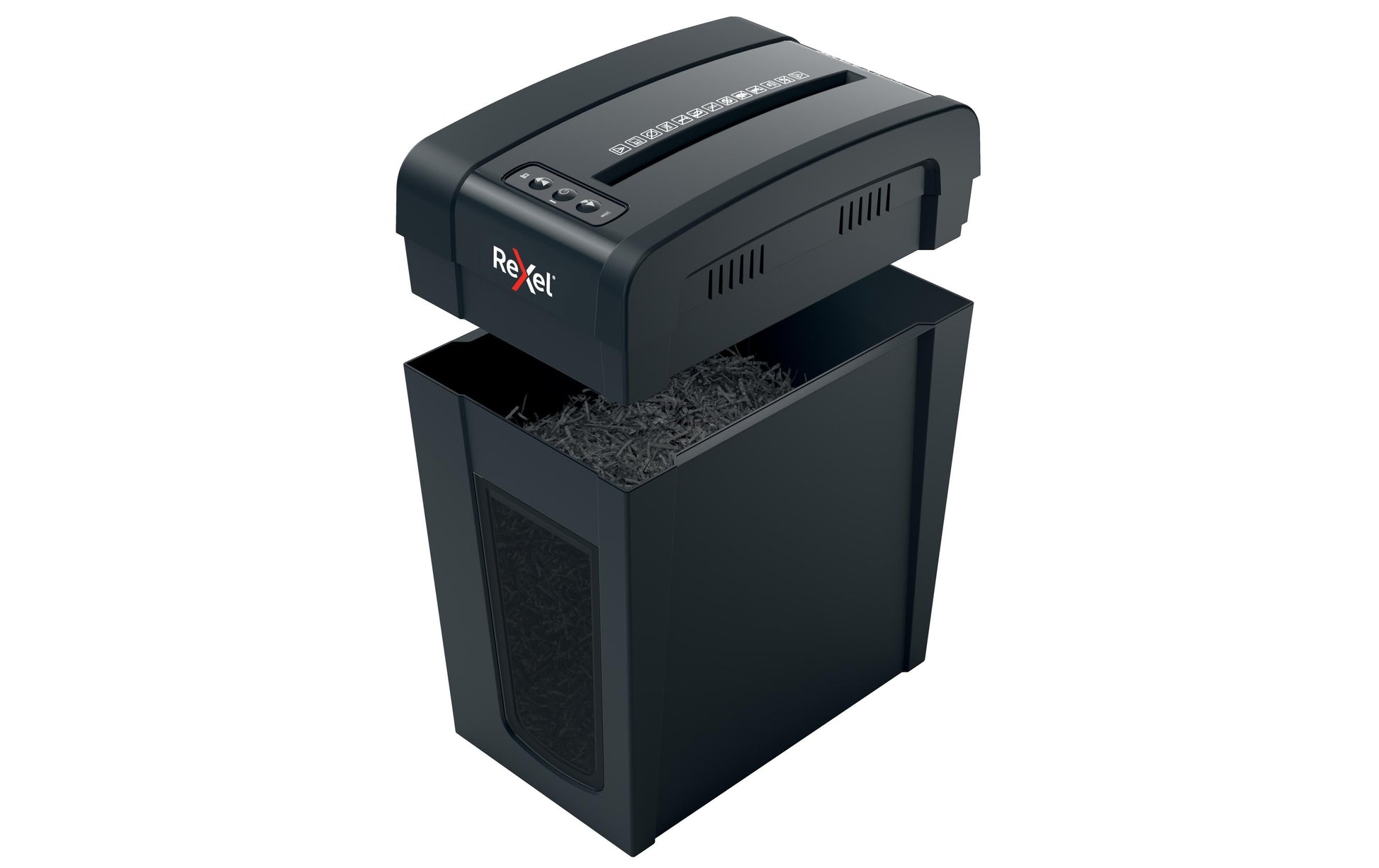 Rexel Secure X10-SL Slimline – Aktenvernichter, DIN P-4, Partikelschnitt 4 × 40 mm, 10 Blatt, 18 l, A4