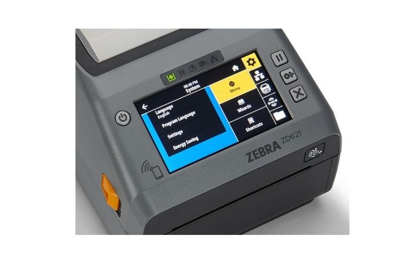 Zebra ZD621 – Etikettendrucker, Thermotransfer, bis 104 mm, USB, WLAN, Bluetooth, 203 dpi