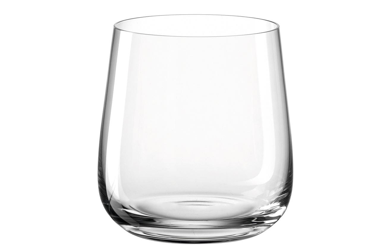 LEONARDO Brunelli Whiskyglas – 0,40 l, Kristallglas, Transparent, spülmaschinenfest, stossfest, 6 Stück