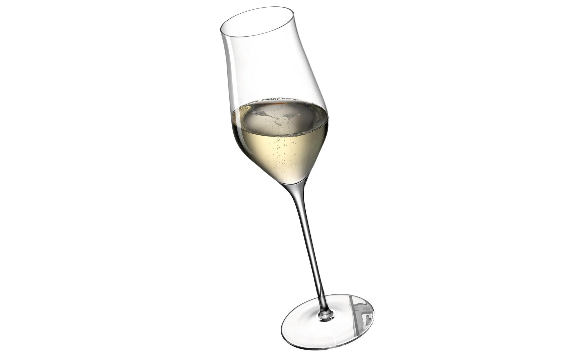LEONARDO Champagnerglas – 0,34 l, Kristallglas, Transparent, spülmaschinenfest, stossfest, 6 Stück