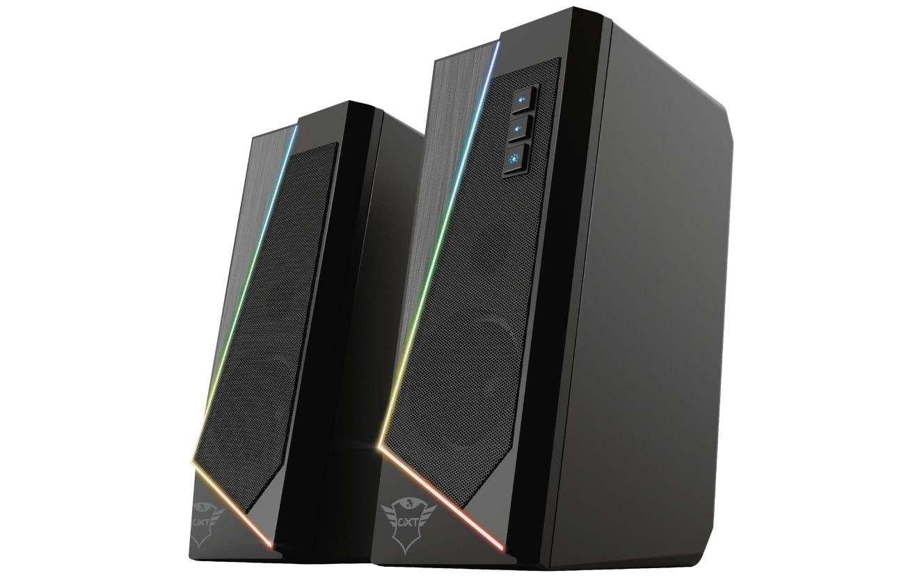 Trust GXT 609 Zoxa – PC-Lautsprecher – 2.0, 6 W, 3,5 mm – Schwarz