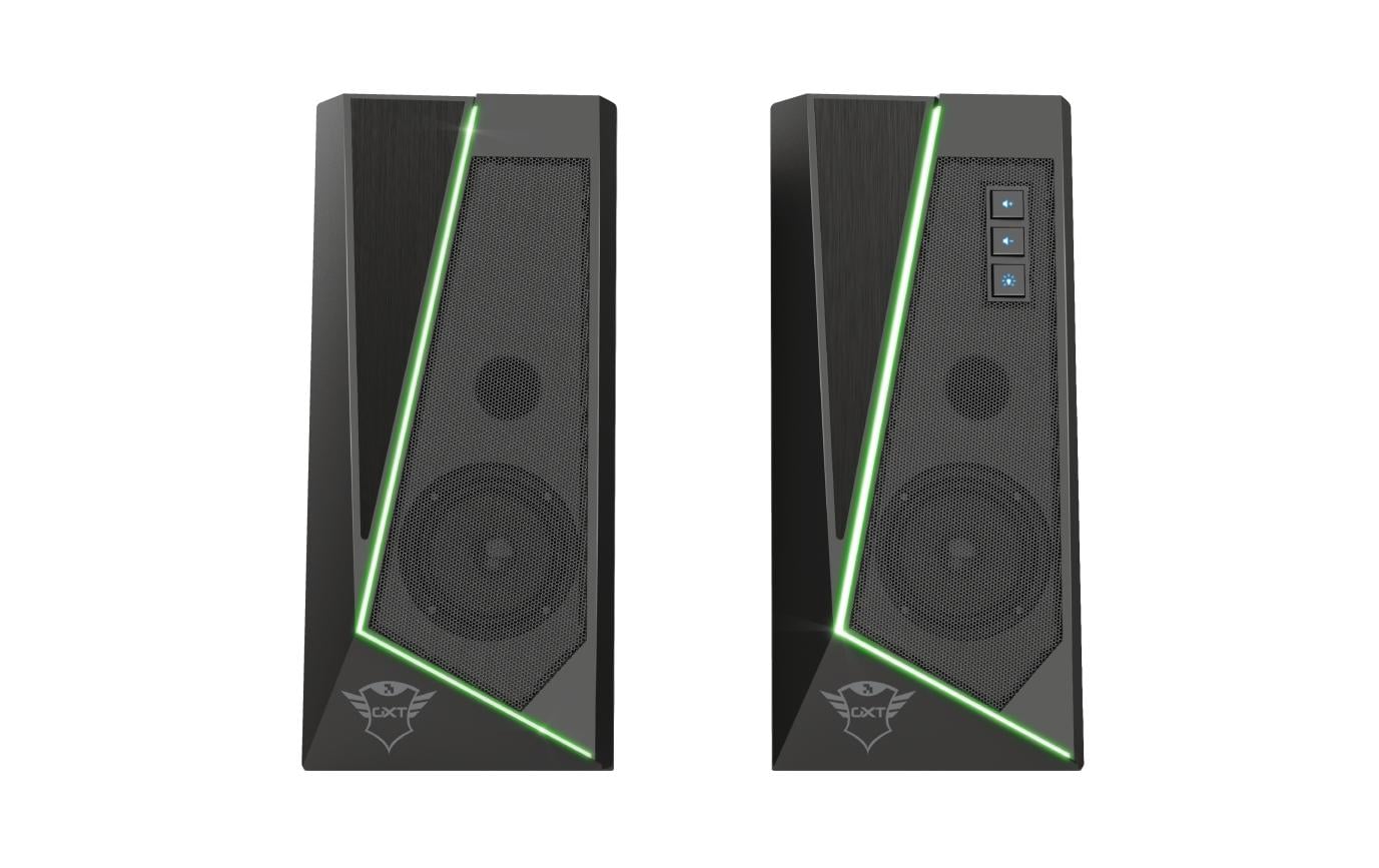 Trust GXT 609 Zoxa – PC-Lautsprecher – 2.0, 6 W, 3,5 mm – Schwarz