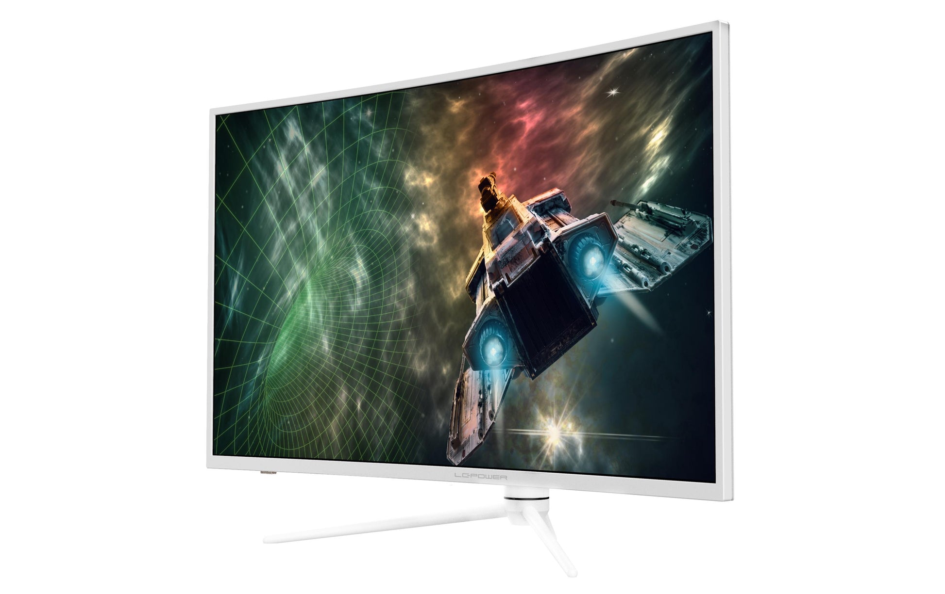 LC-Power LC-M39-QHD-165-C – Monitor, 38,5", VA, 165 Hz, 350 cd/m², Gebogen, FreeSync, VESA 100 × 100, Weiss