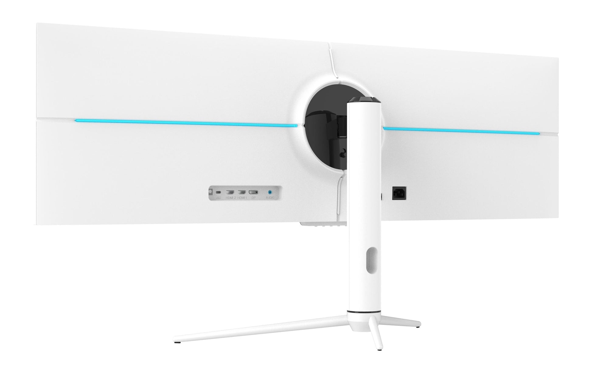LC-Power LC-M44-DFHD-120 – Monitor, 43,8", 3840 × 1080, IPS, 120 Hz, 400 cd/m², USB-C, VESA 75 × 75, Weiss