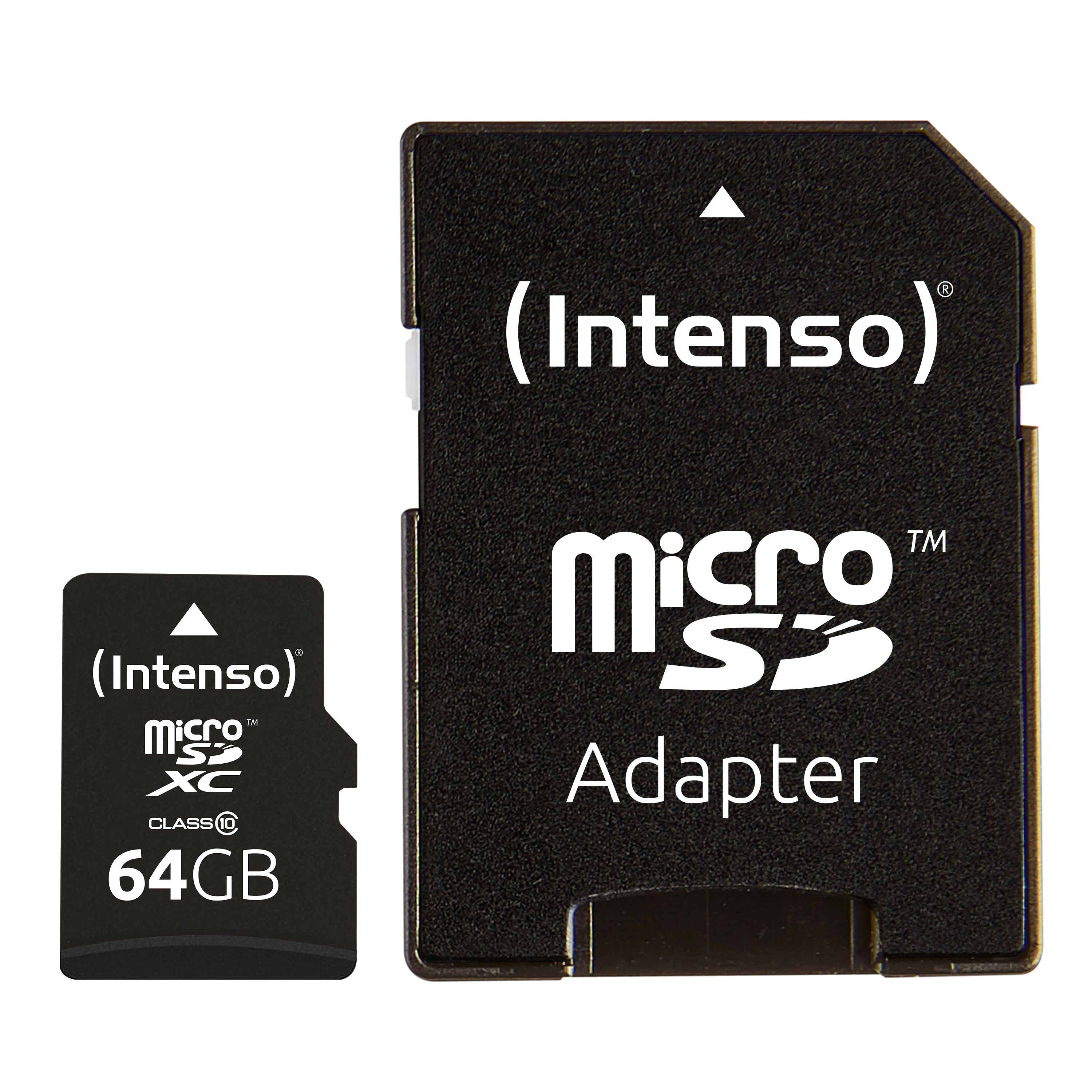 Intenso microSDXC 64 GB – Class 10, 25 MB/s Lesen, inkl. SD-Adapter