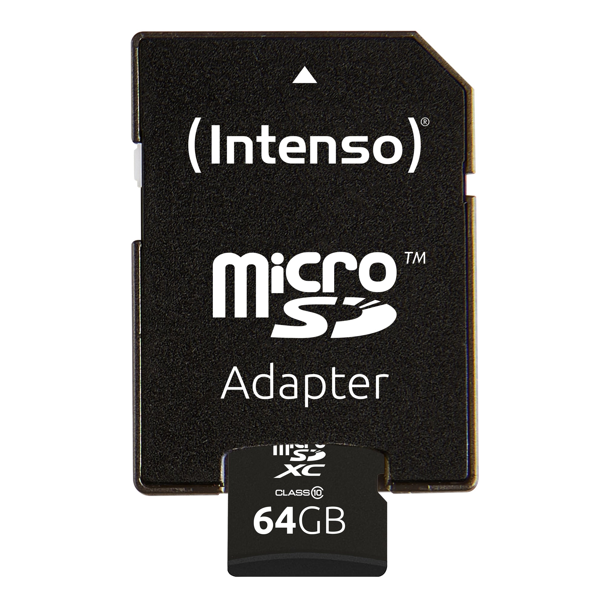 Intenso microSDXC 64 GB – Class 10, 25 MB/s Lesen, inkl. SD-Adapter