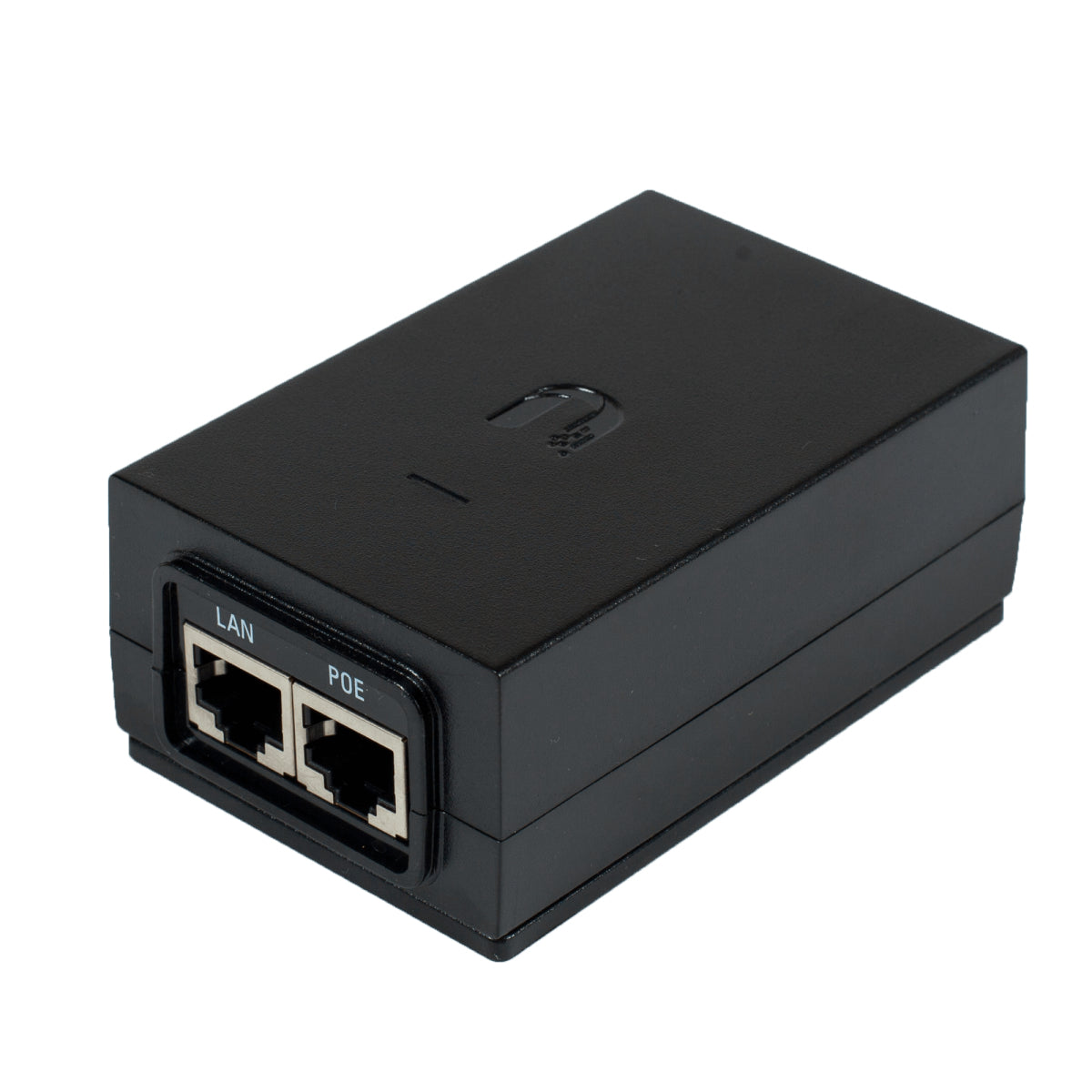 Ubiquiti POE-48-24W PoE-Injektor 24 W – 48 V – Wandmontage, RJ-45 Eingang×1, RJ-45 Ausgang×1 – Schwarz