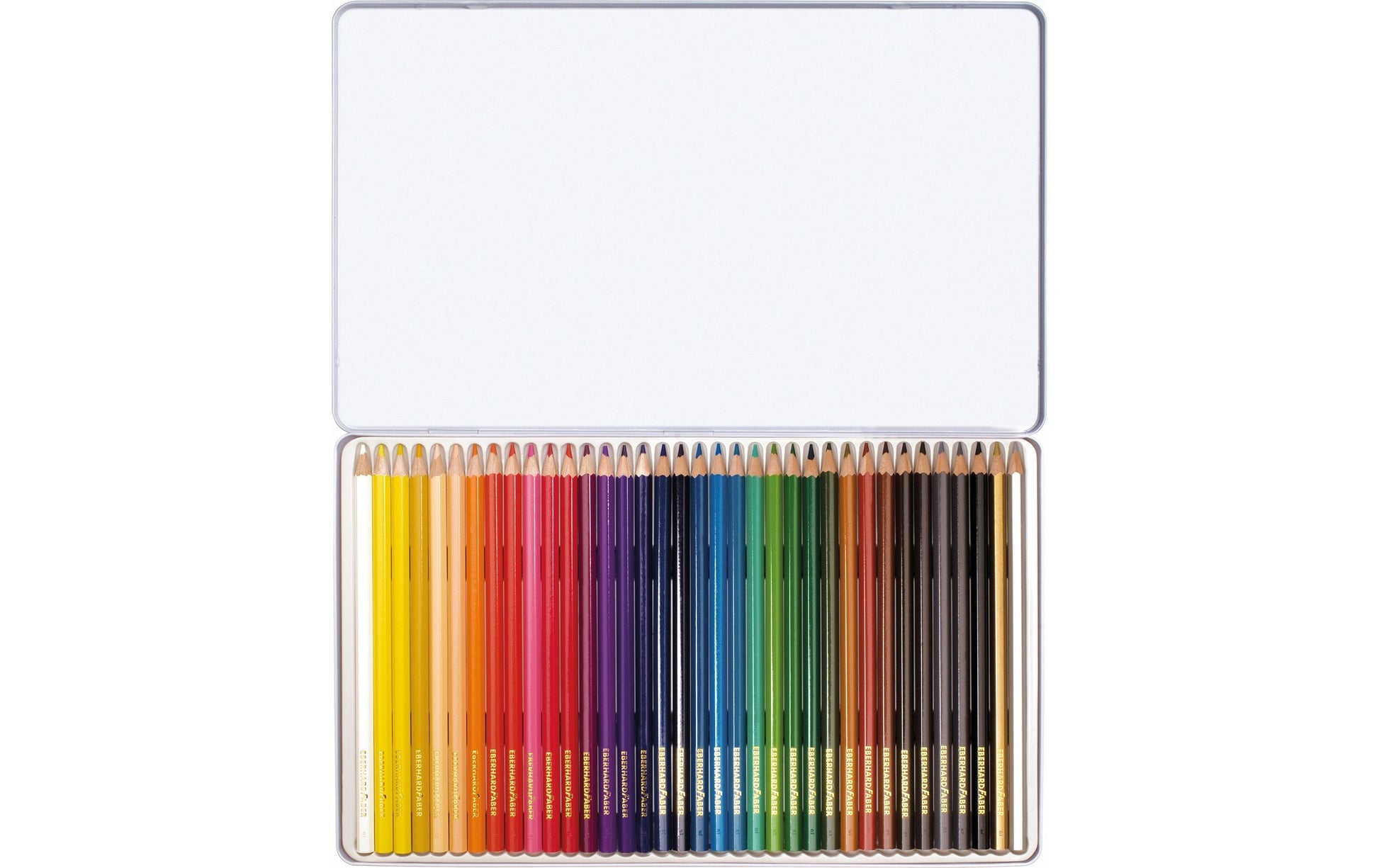 Eberhard Faber Buntstifte – Sechskant, Minen-Ø 3 mm, 36 Farben, im Metalletui