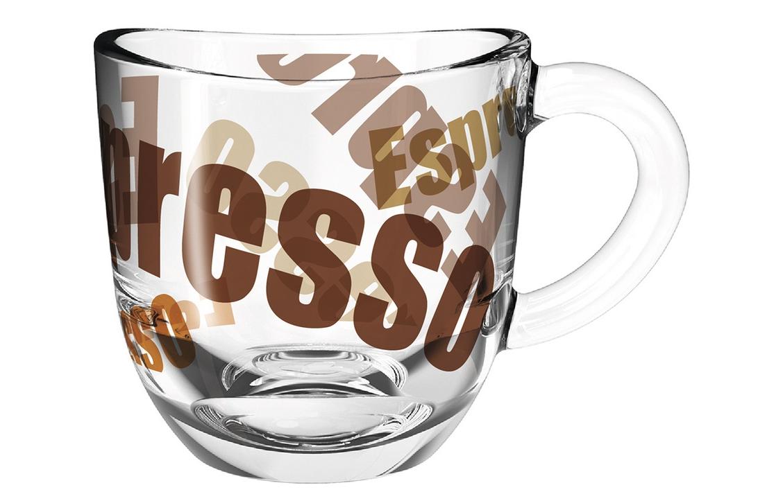 LEONARDO Napoli Espressotasse – 0,08 l, Kalk-Natron-Glas, 6 Stück