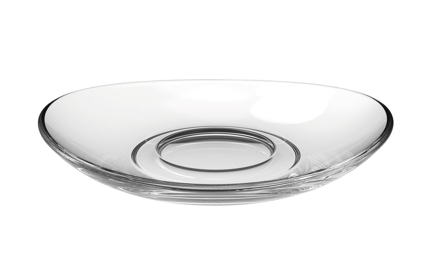 LEONARDO Napoli Unterteller – 6er Set, Ø 11 cm, H 1,7 cm, Kalk-Natron-Glas, Transparent, spülmaschinenfest