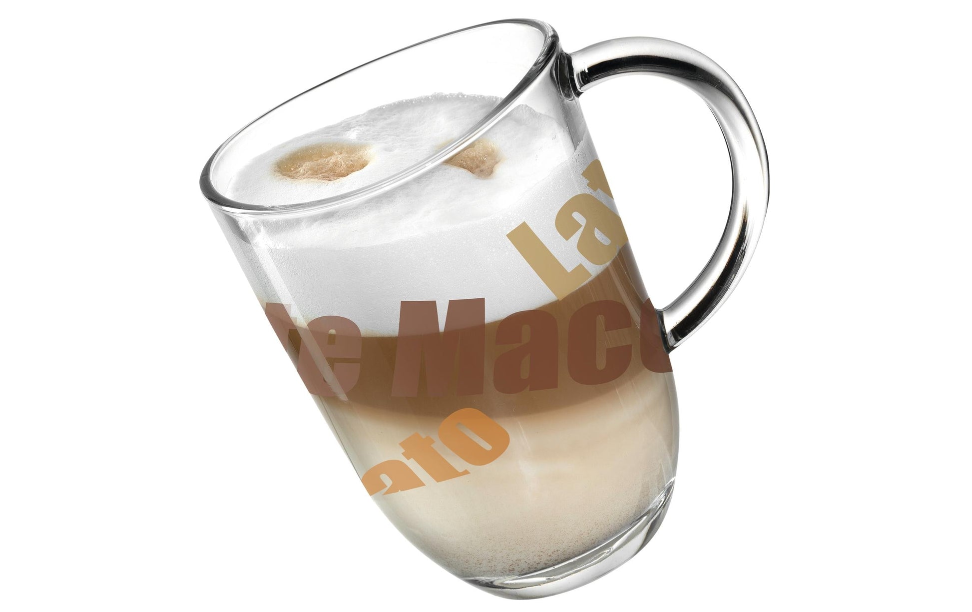 LEONARDO Latte Macchiato Glas Napoli – 6er Set, 380 ml, Ø 8,2 cm, Kalk-Natron-Glas, spülmaschinenfest
