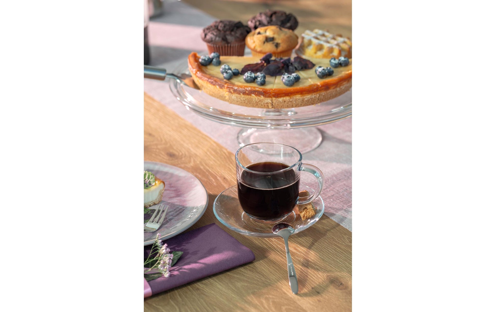 LEONARDO Kaffeetasse – 6er Set, 280 ml, Ø 8 cm, H 9 cm, Kalk-Natron-Glas