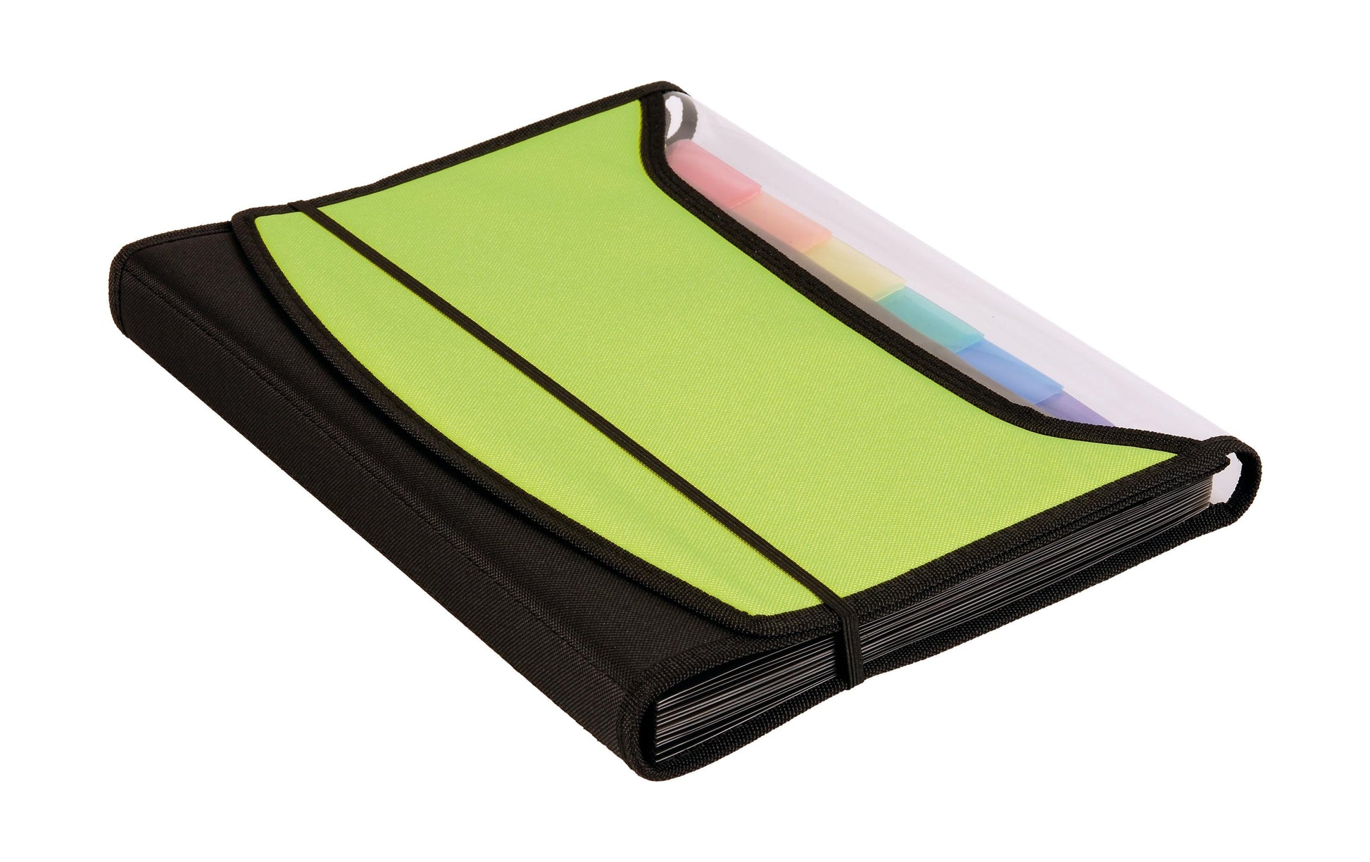 Dufco Sammelmappe für A4, Kunststoff, Grün, mit Gummizug