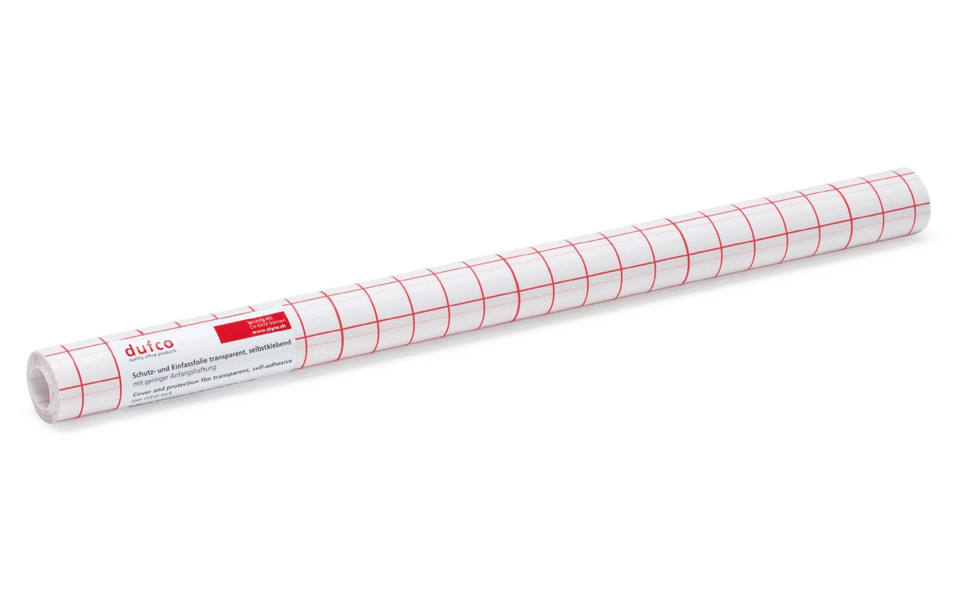 Dufco Klebefolie – matt, permanent, transparent – 30,0 × 500,0 cm