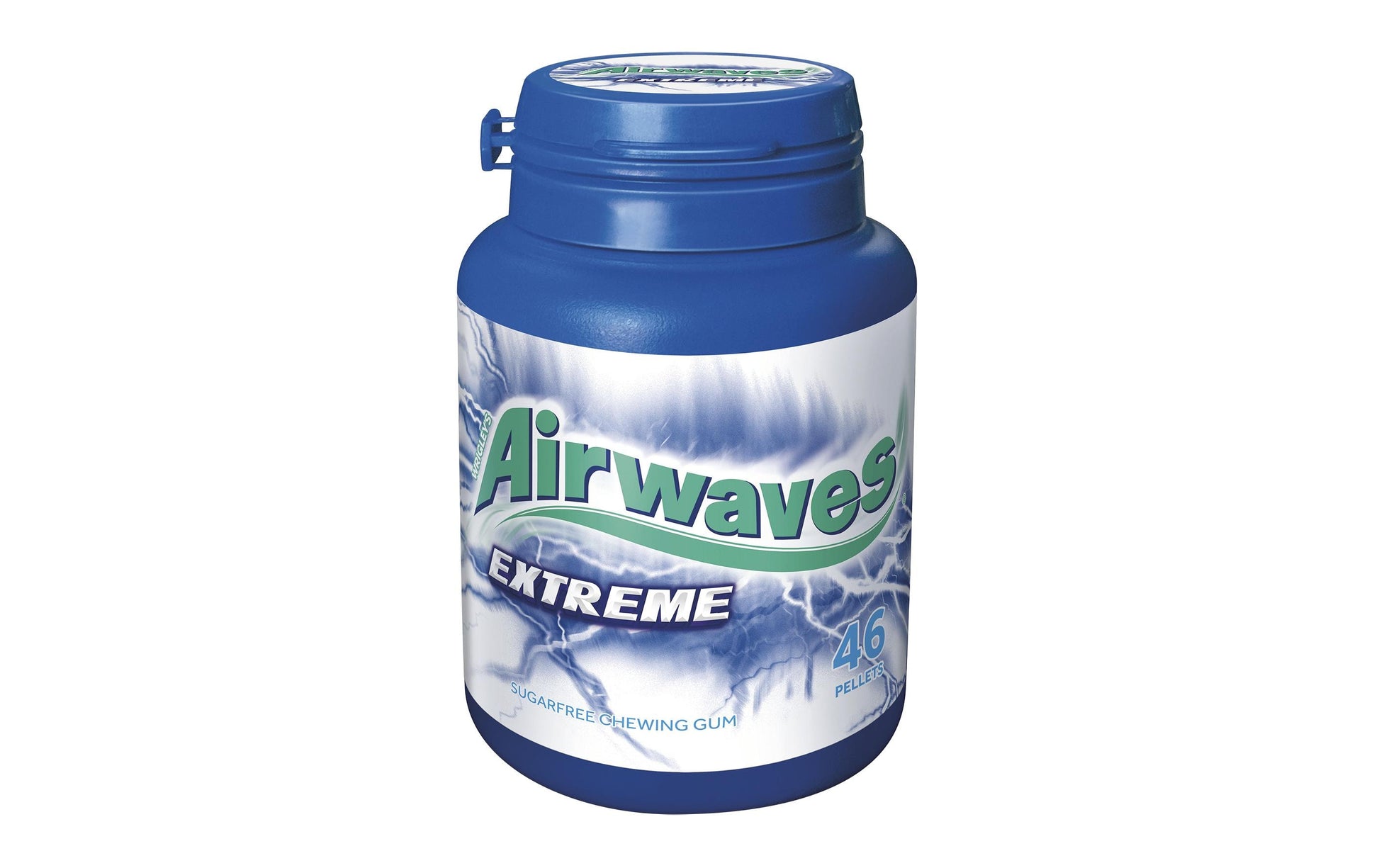 Airwaves Extreme Dose Kaugummi – Menthol & Eukalyptus, zuckerfrei – 64 g
