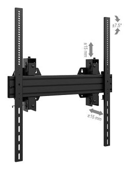 Hagor Wandhalterung – Neigbar – 65–98" – VESA 300×300–600×800 – bis 150 kg, Höhenverstellbar – WH Synchron HD