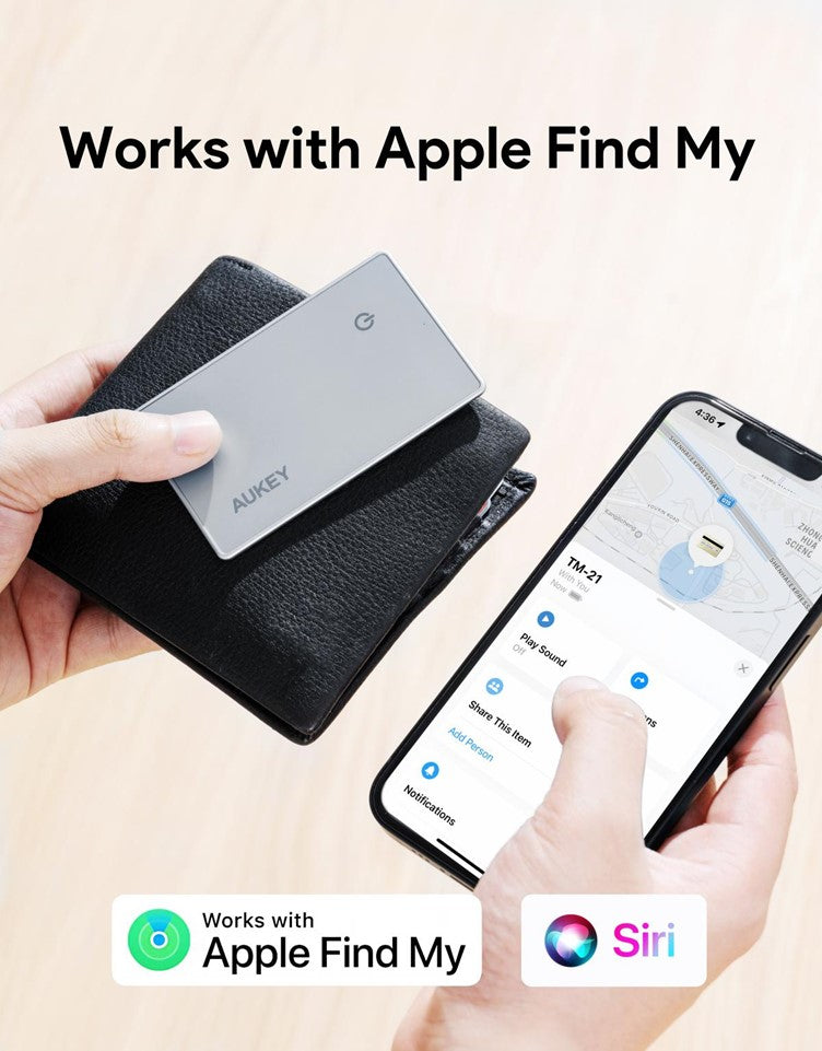 AUKEY TrackMate 3 TM-21 – Aluminium, für iPhone