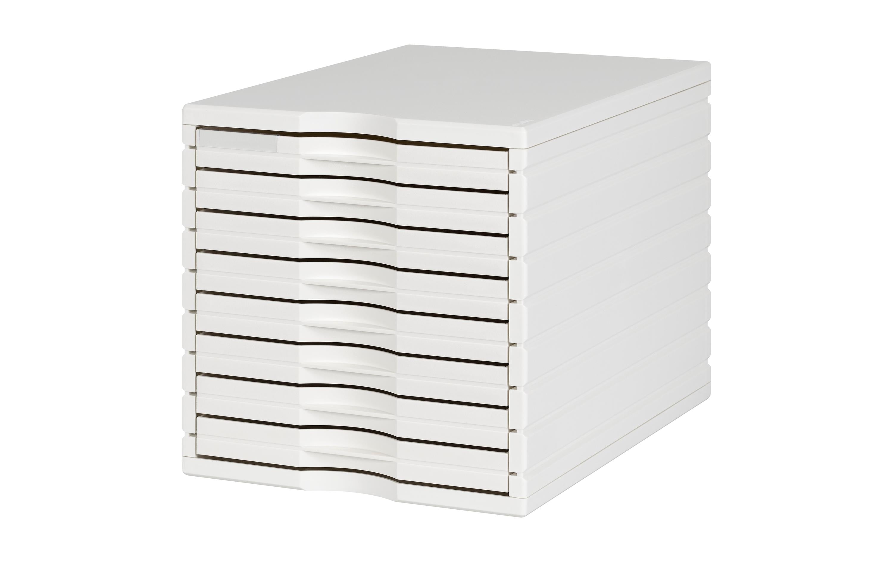 Styro Schubladenbox Styrotop – 8 Schubladen, Weiss
