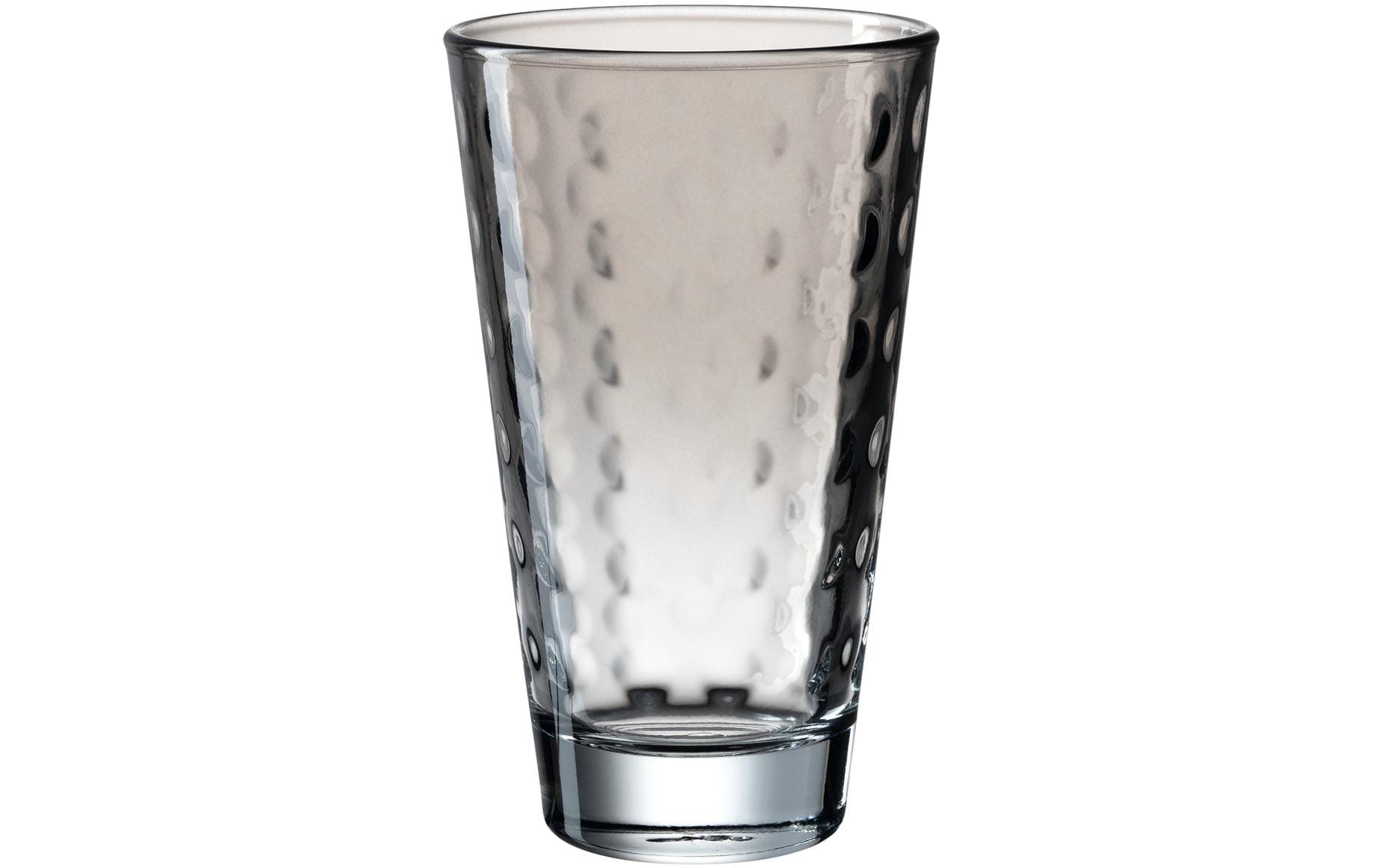LEONARDO Trinkglas – 0,30 l, Kalk-Natron-Glas, Grau, spülmaschinenfest, 6 Stück