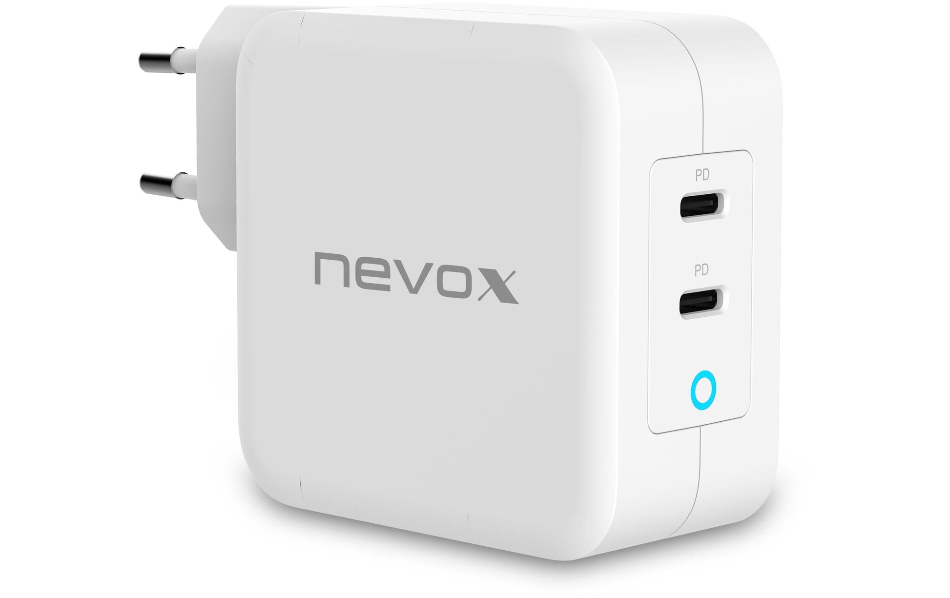 nevox Ladegerät – 100 W, 2× USB-C, PD