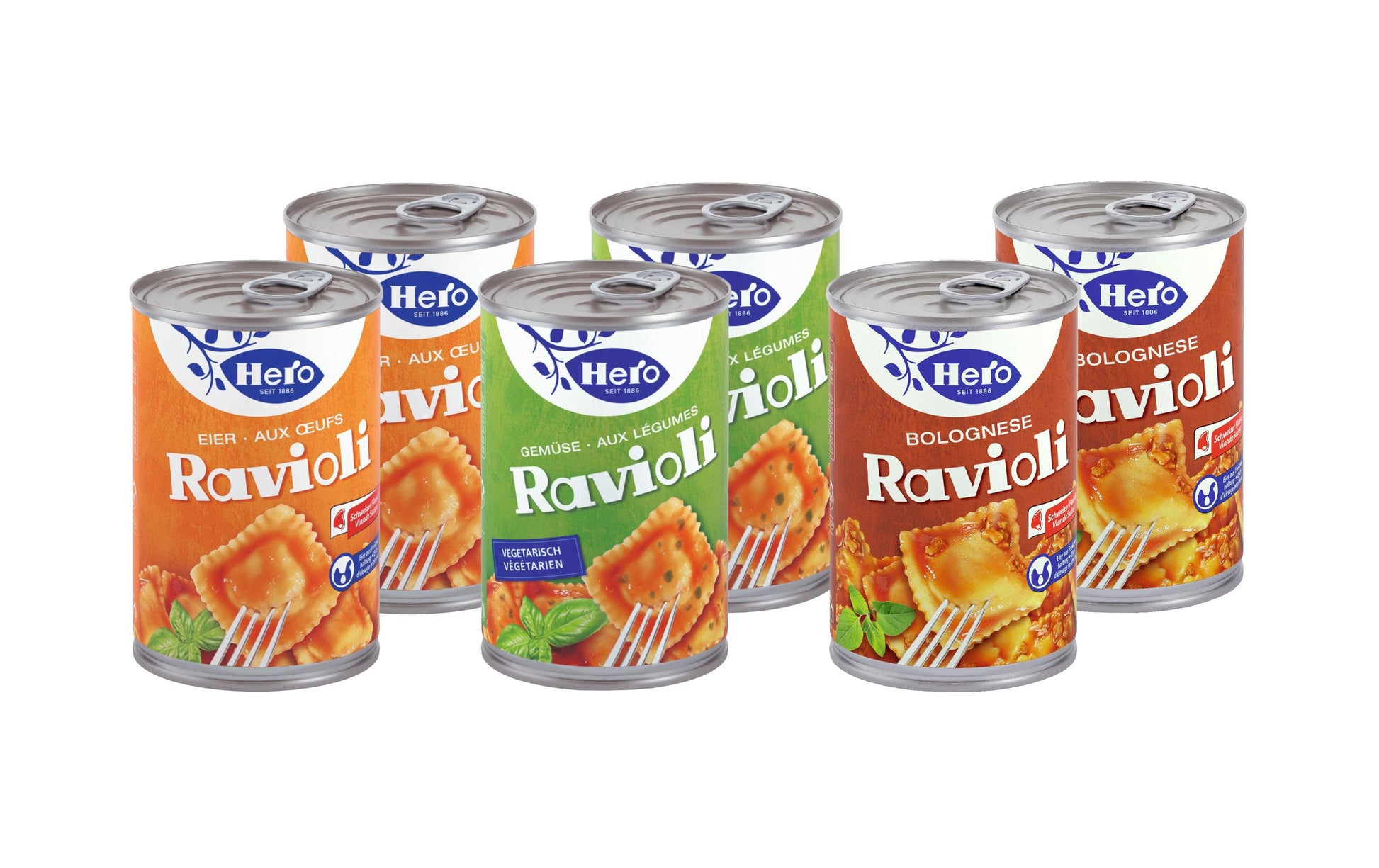 Hero Ravioli Sortenmix – 6×430 g